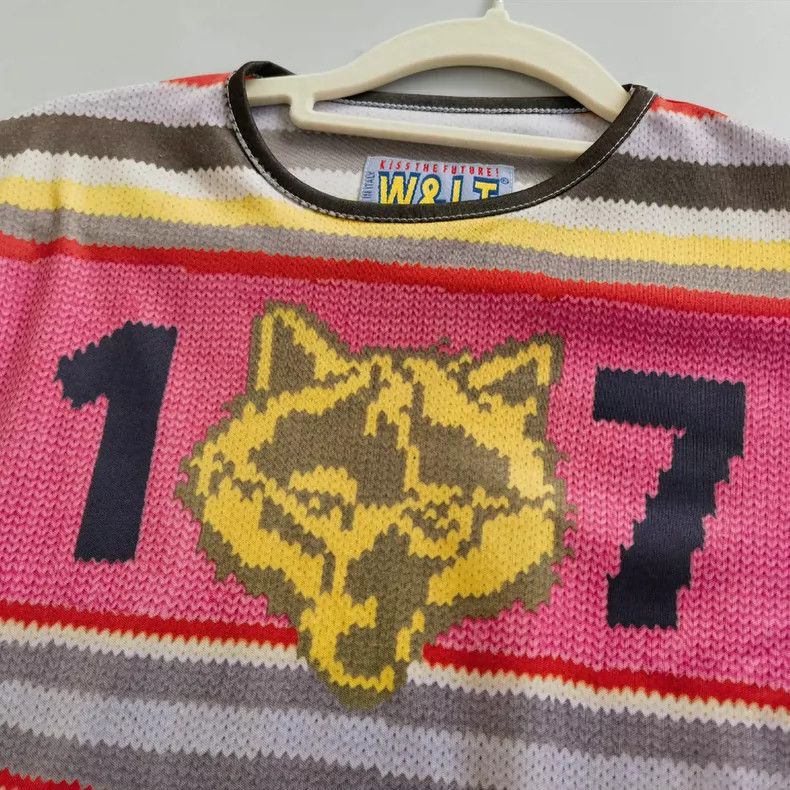 Walter Van Beirendonck walter van beirendonck Knitwear printed with short sleeves Size US L / EU 52-54 / 3 - 3 Thumbnail