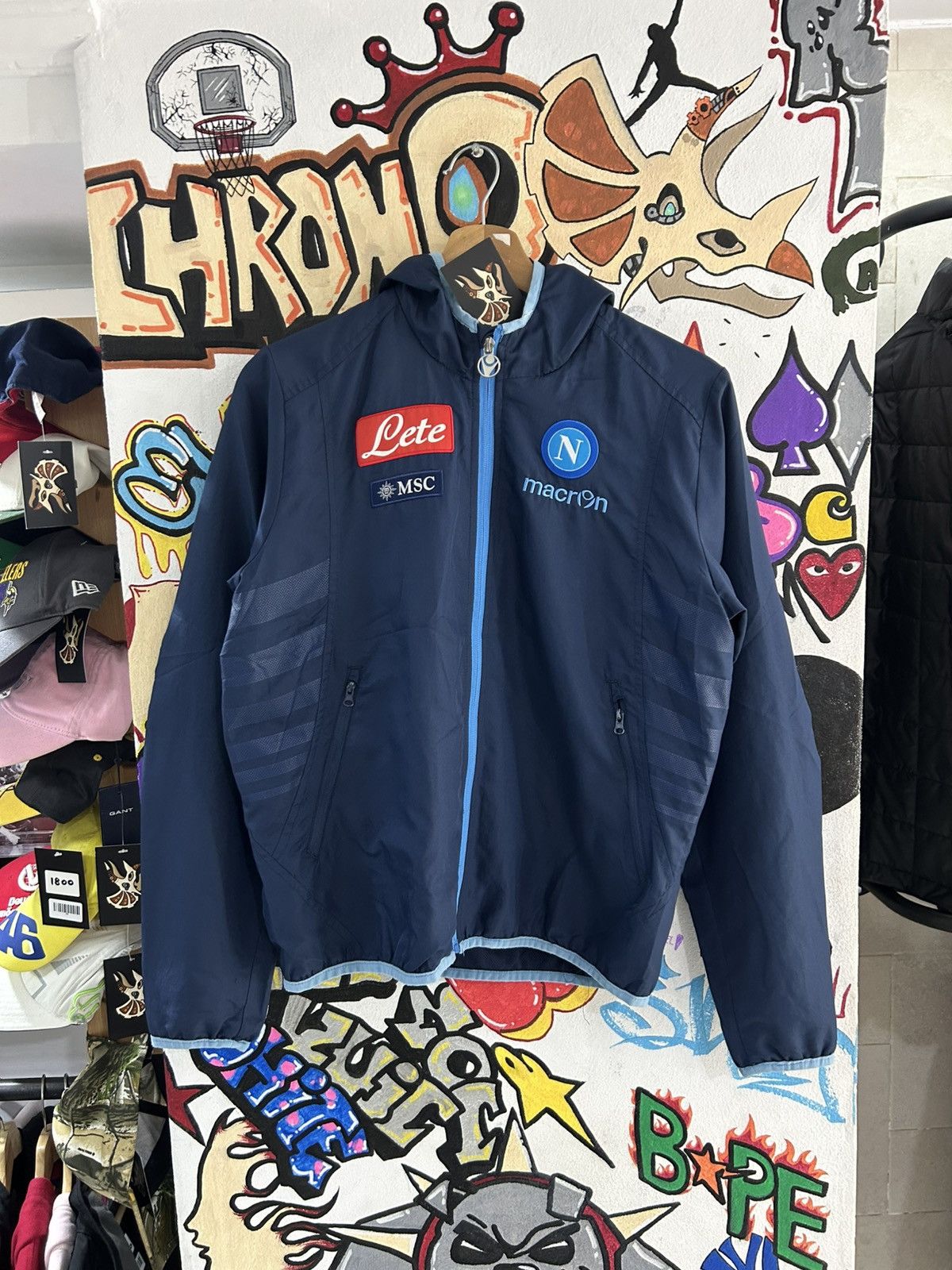 Macron Napoli Track Jacket Size US S / EU 44-46 / 1 - 1 Thumbnail