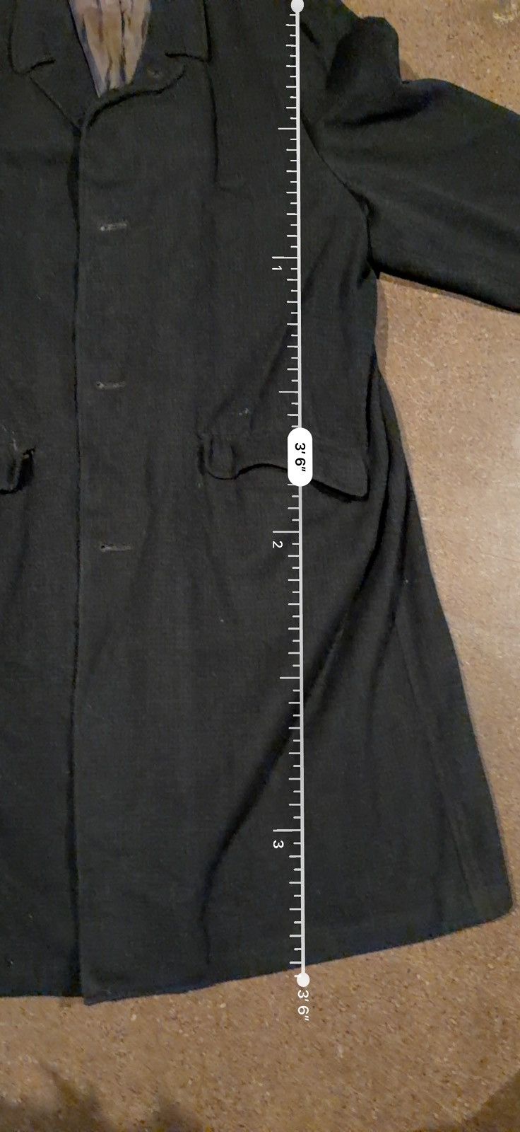 Vintage 1950s true vintage sears black heavy overcoat Size US XL / EU 56 / 4 - 9 Thumbnail