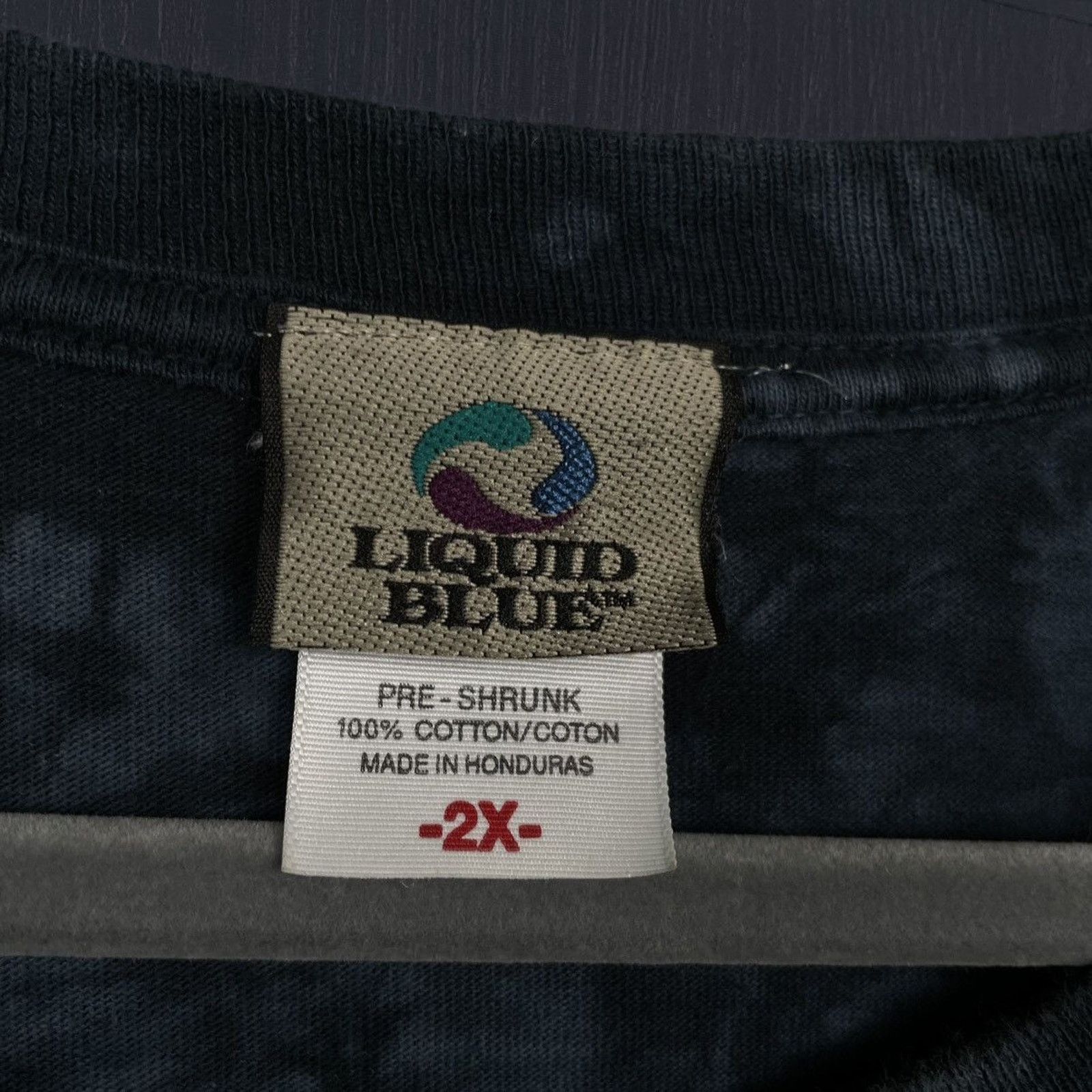 Harley Davidson × Japanese Brand × Vintage 🇺🇸2007 LIQUID BLUE Lynyrd Skynrd Tie-Dye T Size US XXL / EU 58 / 5 - 6 Thumbnail