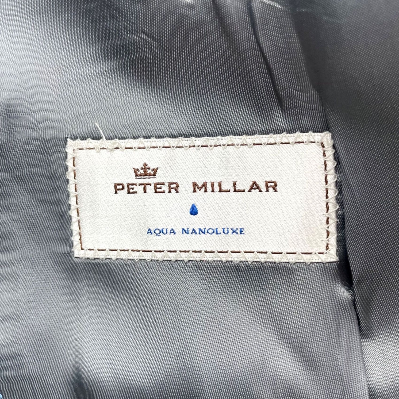 Peter Millar Peter Millar Men's Suit Gray 50L 36x30 100% Wool 2-Button Size 50R - 6 Thumbnail