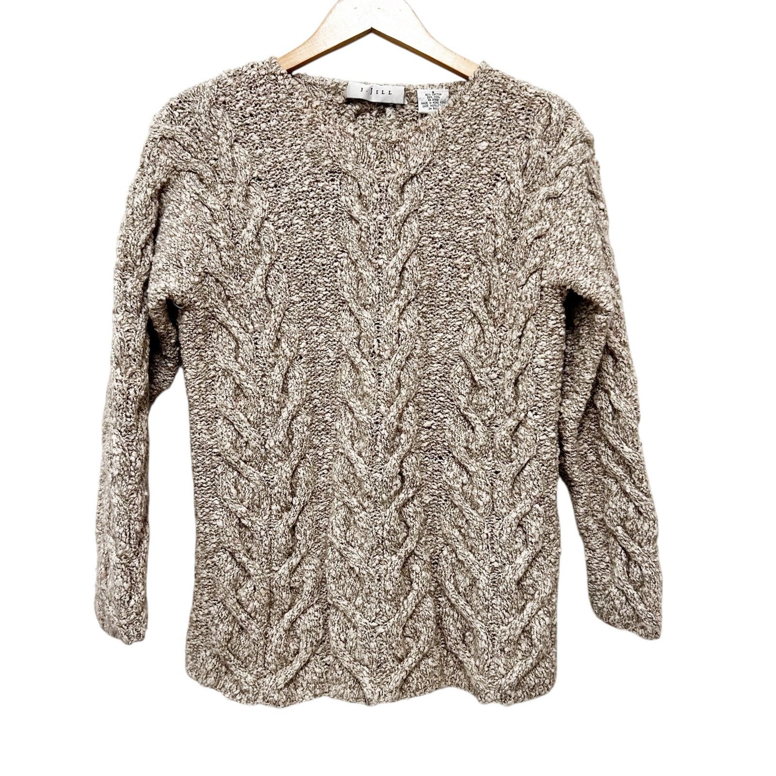 Other Vintage J. Jill Cotton Wool Knit Sweater Sz S Size S / US 4 / IT 40 - 1 Thumbnail