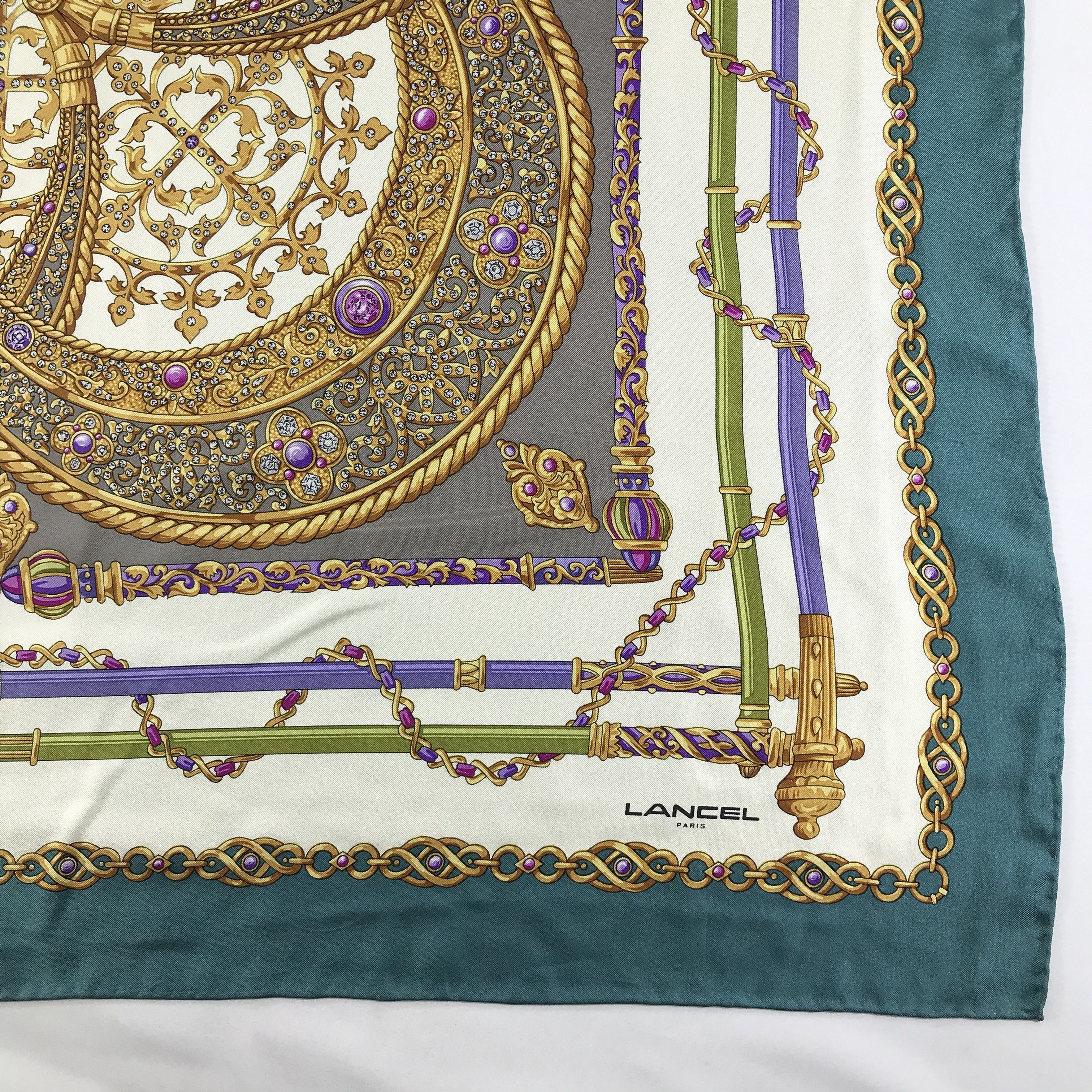 Lancel Vintage Lancel Silk Scarf Size ONE SIZE - 4 Thumbnail