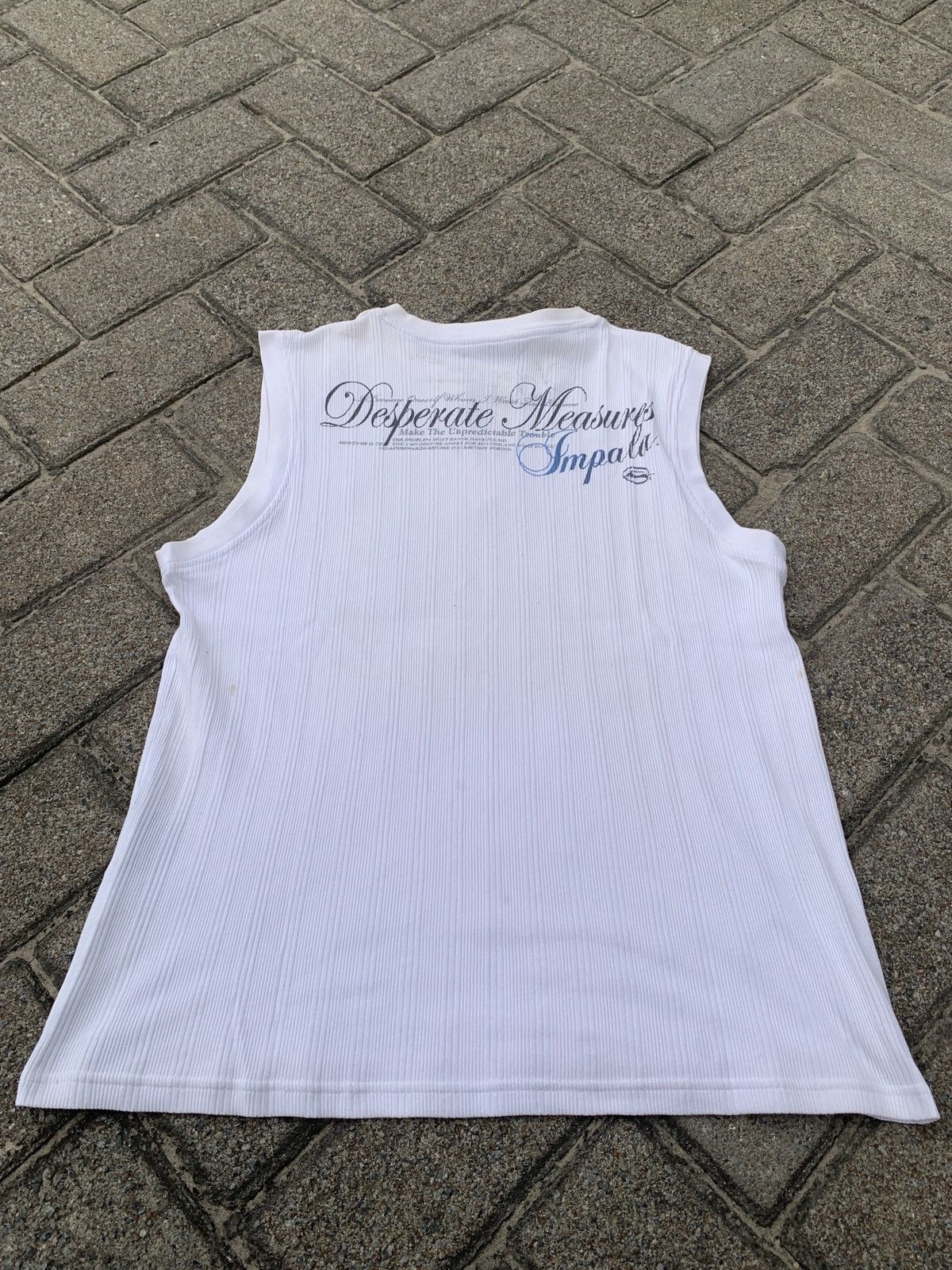 Japanese Brand Tank top vest impala laceup poem shirt Size US L / EU 52-54 / 3 - 8 Thumbnail