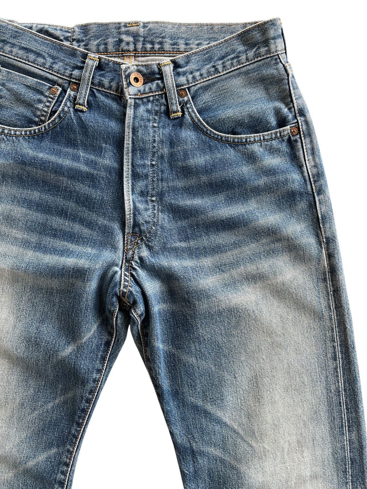 Vintage Vintage Edwin 505x Distressed Selvedge Denim Size US 28 / EU 44 - 4 Thumbnail