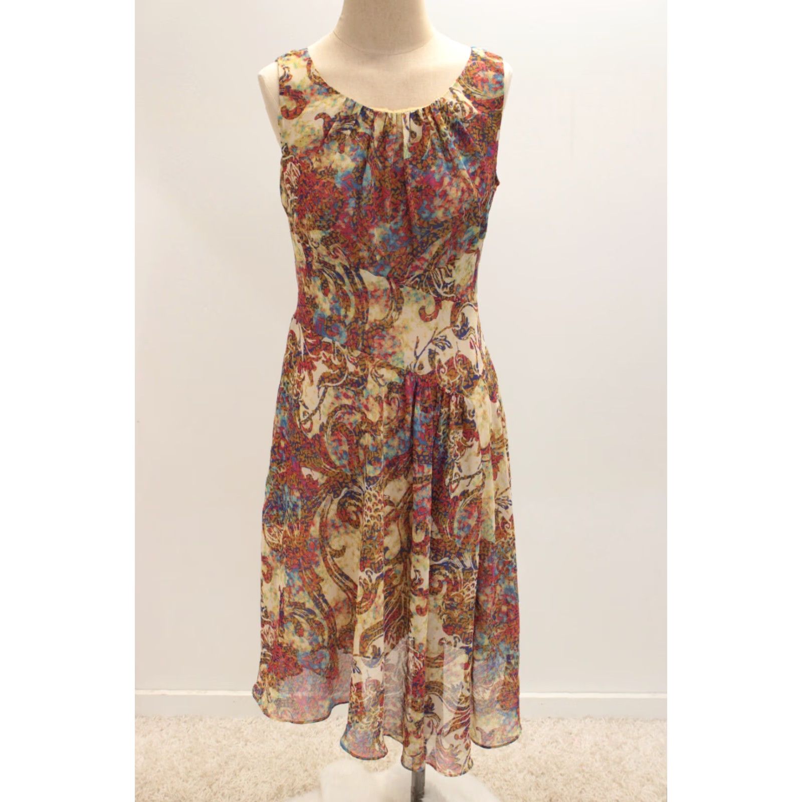 Evan Picone Evan Picone Dress Women's 12P Petite Fairy Lined Cottage Core Boho Prairie Dress Size XL / US 12-14 / IT 48-50 - 6 Thumbnail