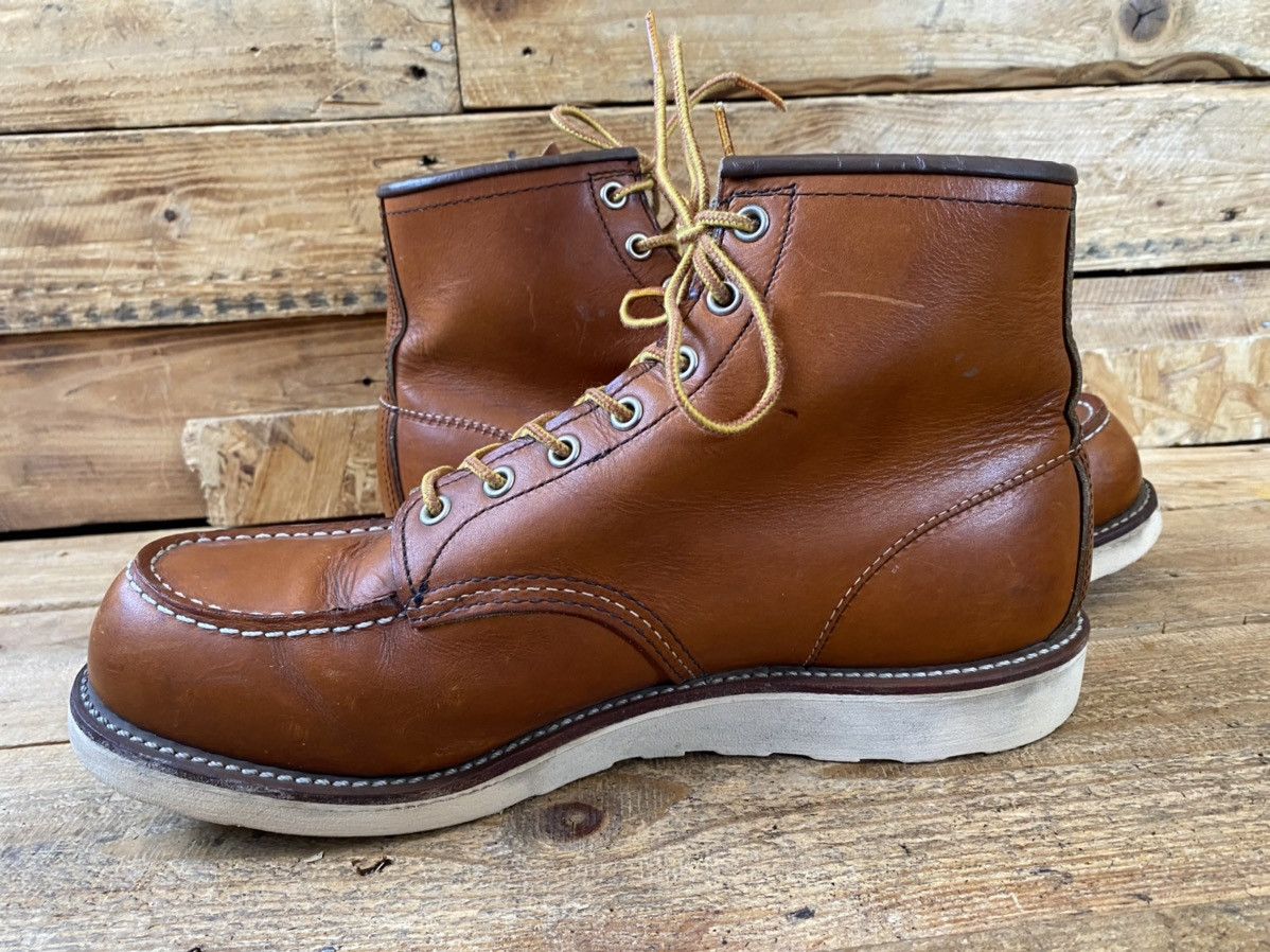 Red Wing Redwing moc-toe brown leather shoes style 875 US11 Size US 11 / EU 44 - 11 Thumbnail