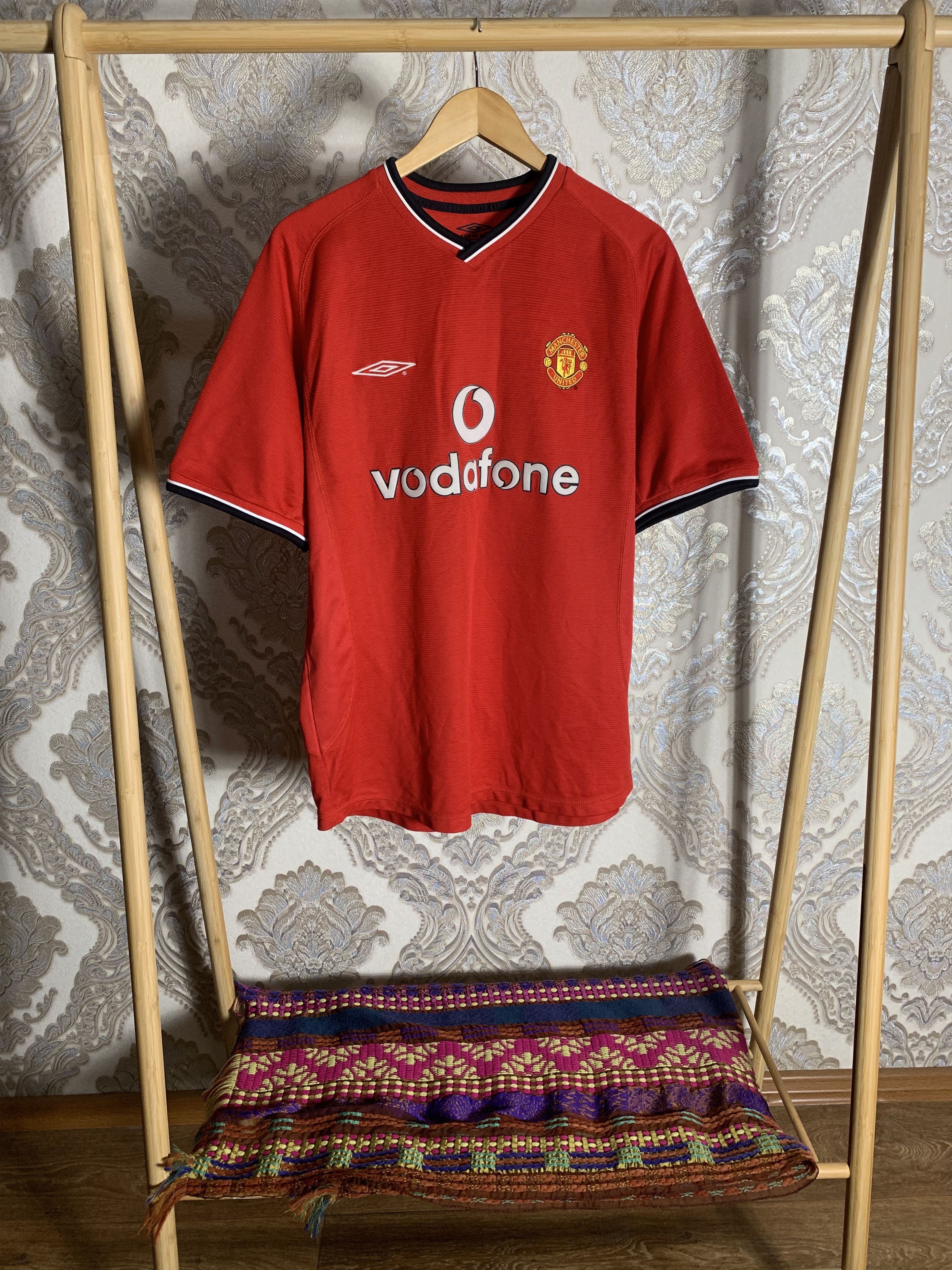 Umbro VINTAGE UMBRO FC MANCHESTER UNITED ENGLAND SOCCER JERSEY 90s Size US L / EU 52-54 / 3 - 1 Thumbnail