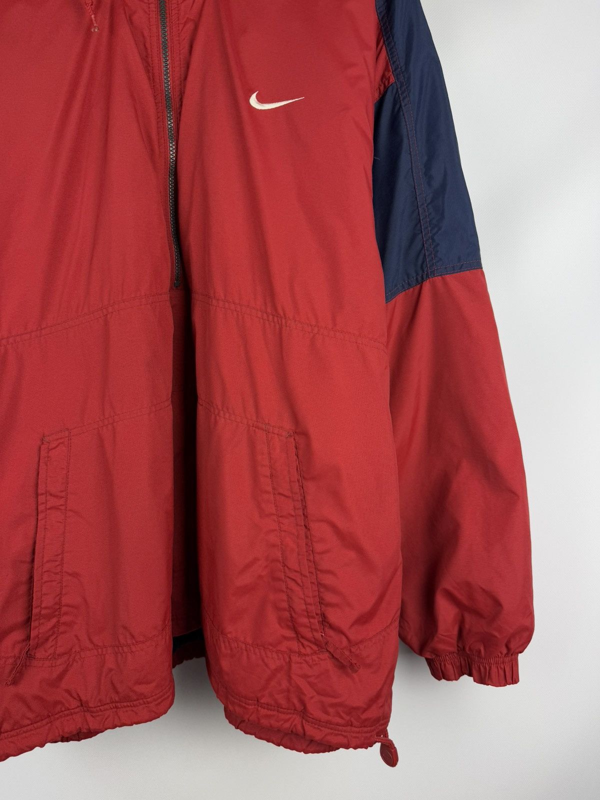 Nike Nike Vintage Y2K 90s Men’s 1/2 Zip Hooded Anorak Jacket Size US XL / EU 56 / 4 - 3 Thumbnail