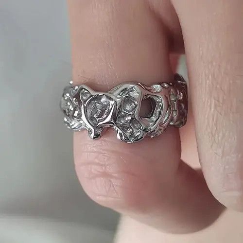 Jewelry Chiyuri x Maiko Textured Foiled Ring ( size 7-12 ) Size ONE SIZE - 6 Thumbnail