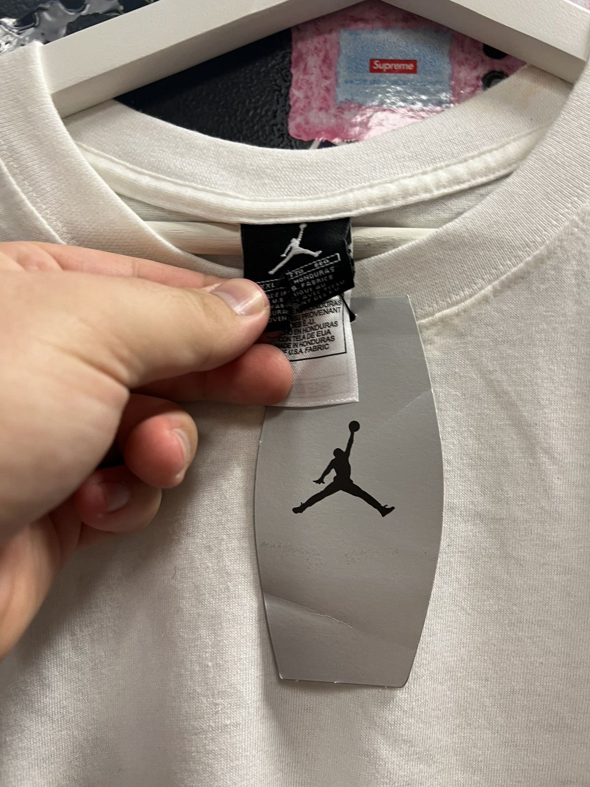Jordan Brand × Vintage Vintage Jordan Y2K Shirt Size US XXL / EU 58 / 5 - 3 Thumbnail