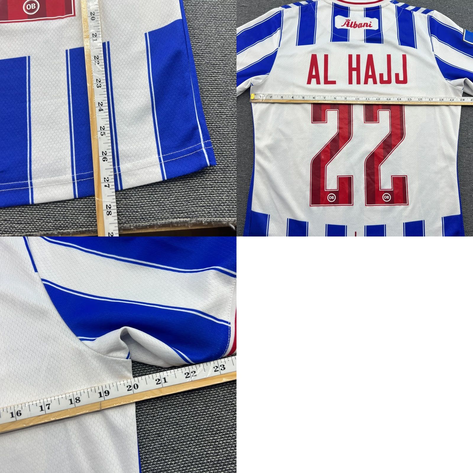 Hummel Hummel Odense 2023 2024 Home Remi Al Hajj Mens Football Jersey Small Super Liga Size US S / EU 44-46 / 1 - 11 Thumbnail