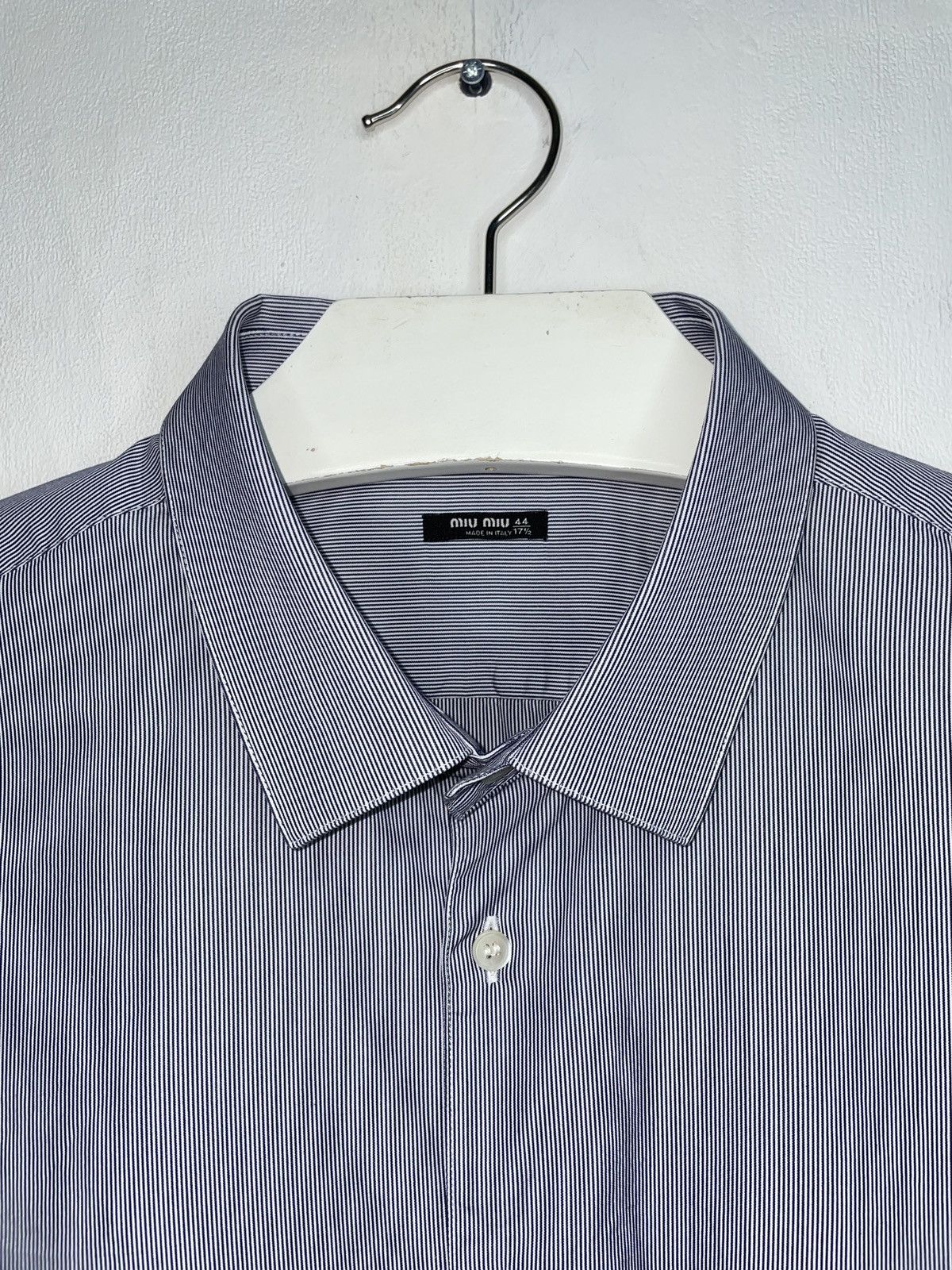 Miu Miu Miu Miu Archive Striped Shirt Size US L / EU 52-54 / 3 - 3 Thumbnail