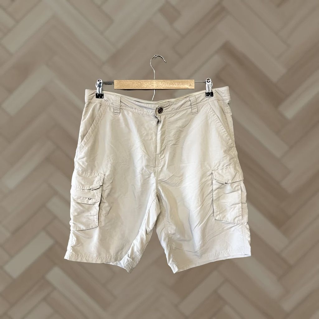 Vintage REI Womens Beige Outdoor Nylon Cargo Shorts Size 12 Size 34" / US 12 / IT 48 - 1 Thumbnail