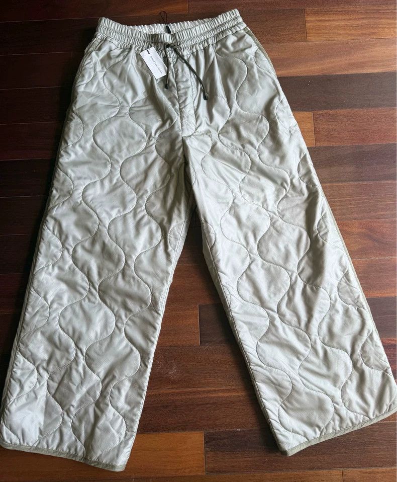 Dries Van Noten Dries Van Noten Military-Inspired Quilted Wide-Leg Pants - dmc Size US 34 / EU 50 - 1 Thumbnail