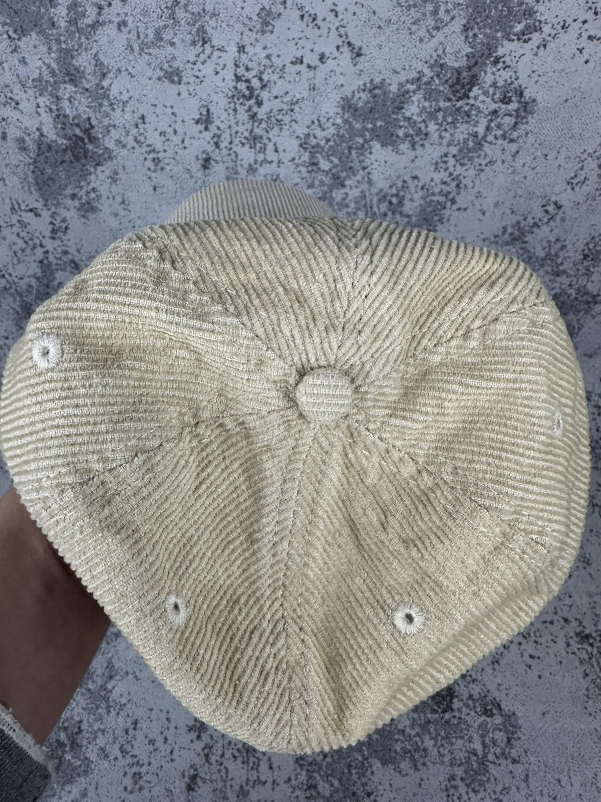 Fera Fera Corduroy Cream Cap Seek Your Wild Vintage Y2K Size ONE SIZE - 2 Thumbnail