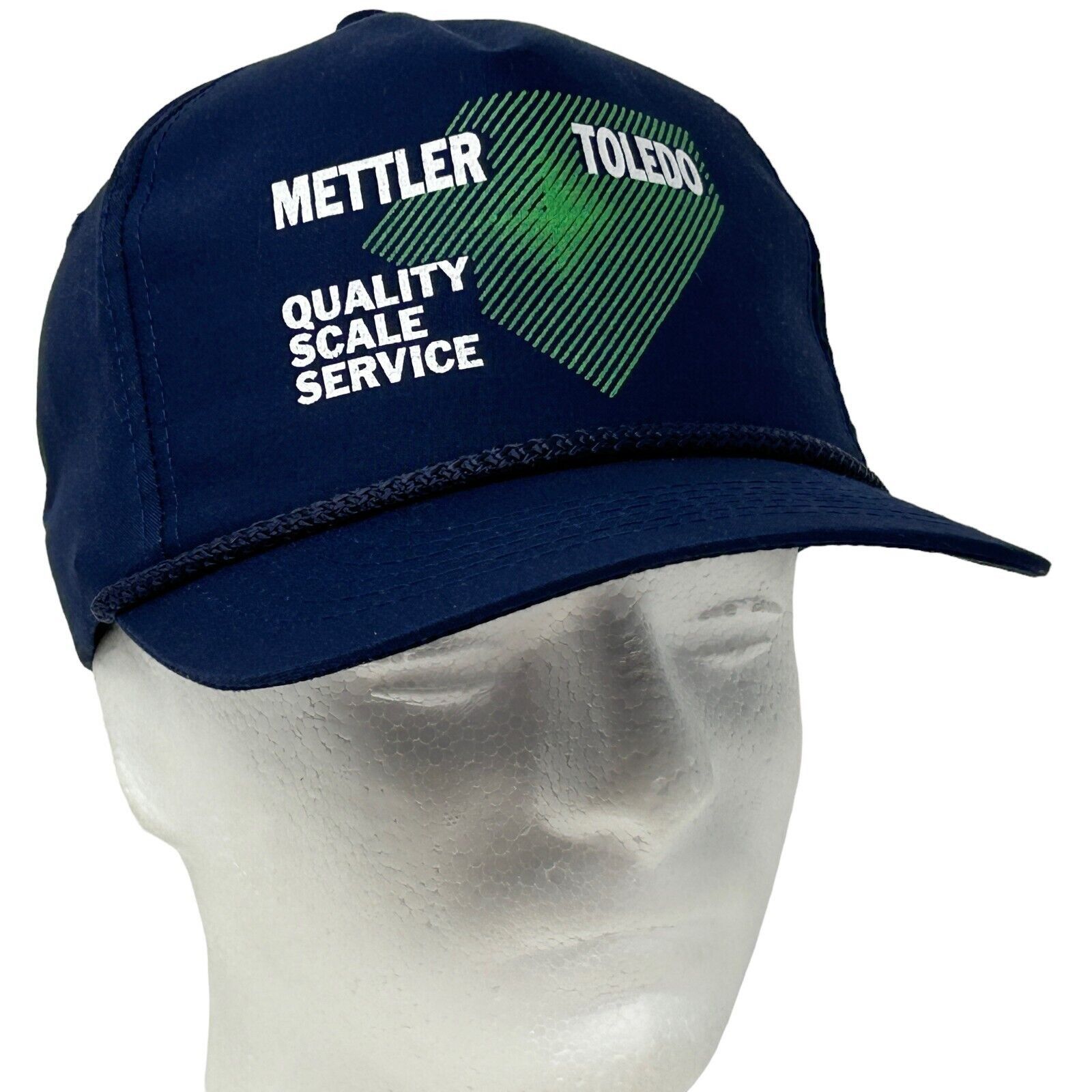 Vintage Vintage 90s Mettler Toledo Scales Hat Baseball Cap Rope Blue Size ONE SIZE - 9 Thumbnail