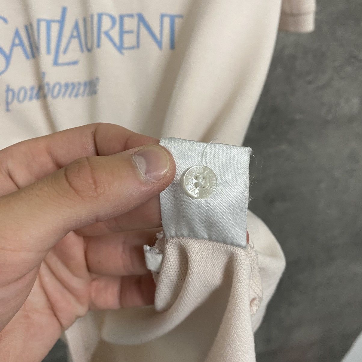 Yves Saint Laurent Yves Saint Laurent Polo T-Shirt Big Logo YSL Size US M / EU 48-50 / 2 - 9 Thumbnail