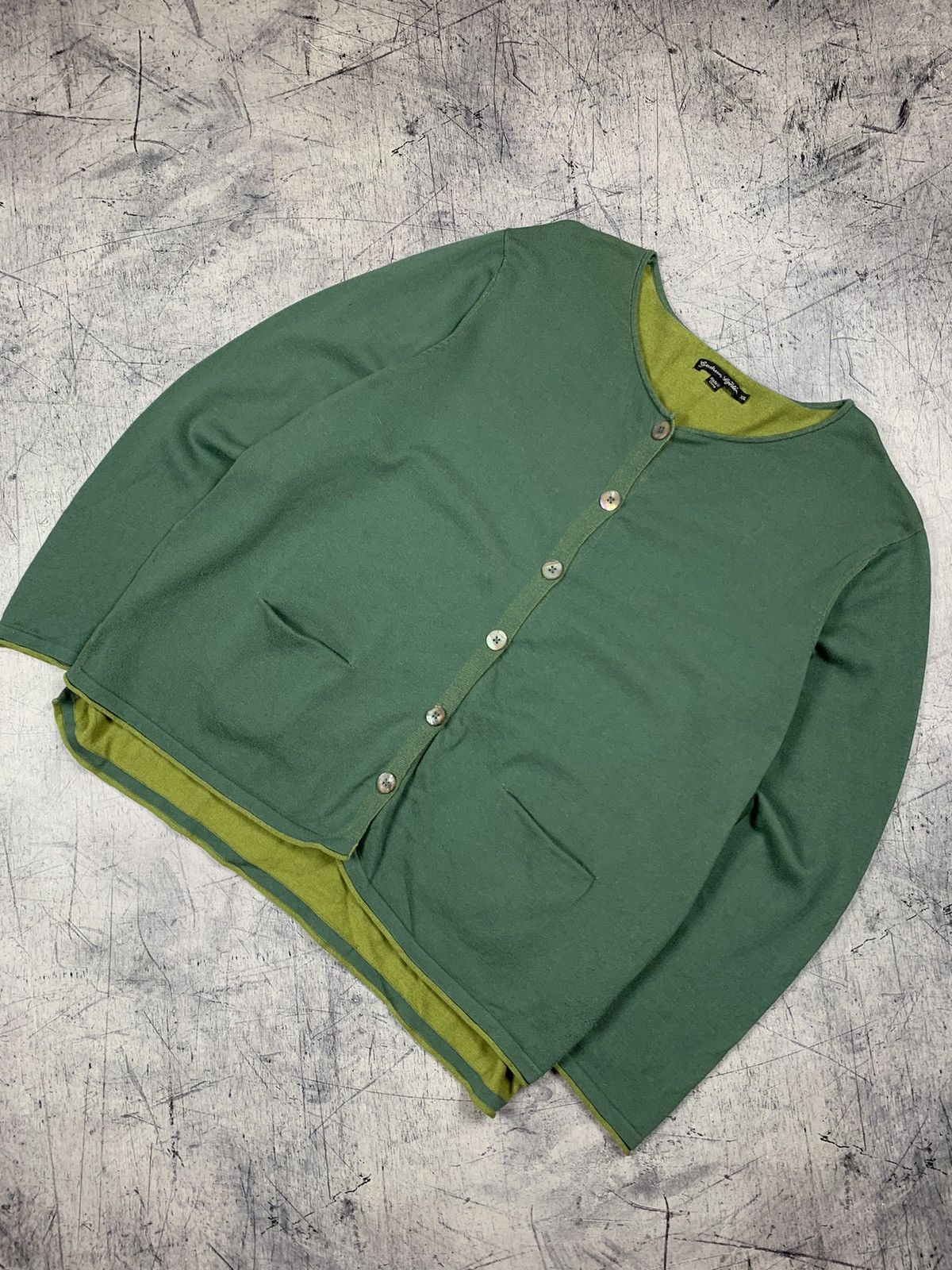 Gudrun Sjoden Gudrun Sjoden Knit Cardigan Button Up Green Size XXL Baggy Size XXL / US 16-18 / IT 52-54 - 1 Thumbnail