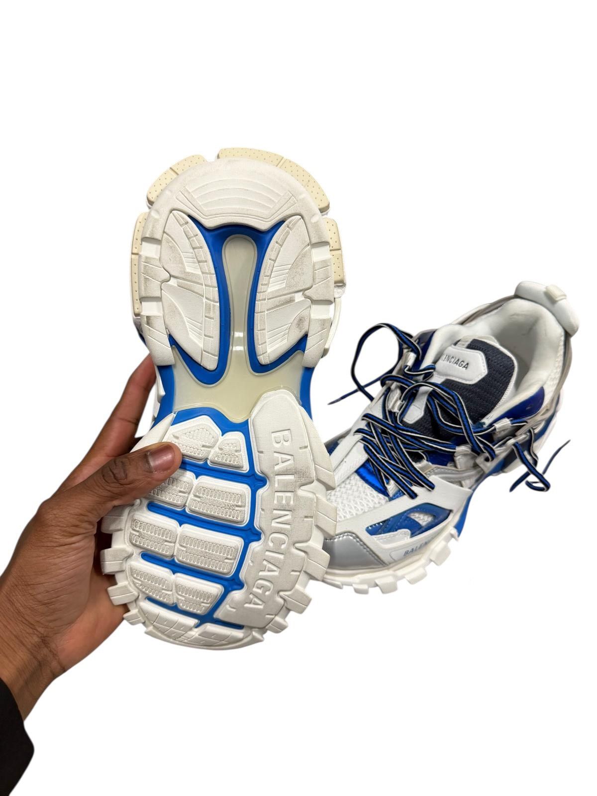 Balenciaga Balenciaga Track Runner Blue/White Size US 7 / EU 40 - 3 Thumbnail