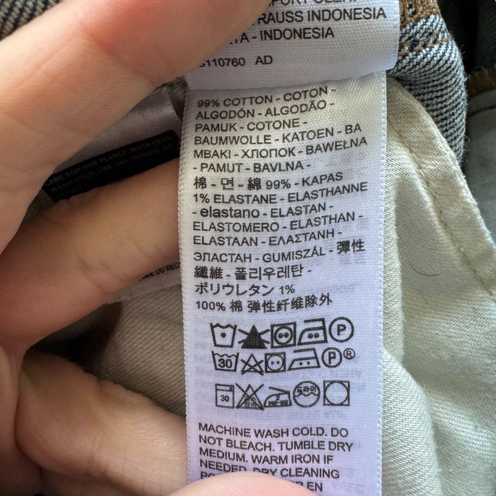 Levi's Made & Crafted Levi's Made & Crafted 511 Slim Jeans Classic Blue Wash Size US 30 / EU 46 - 8 Thumbnail