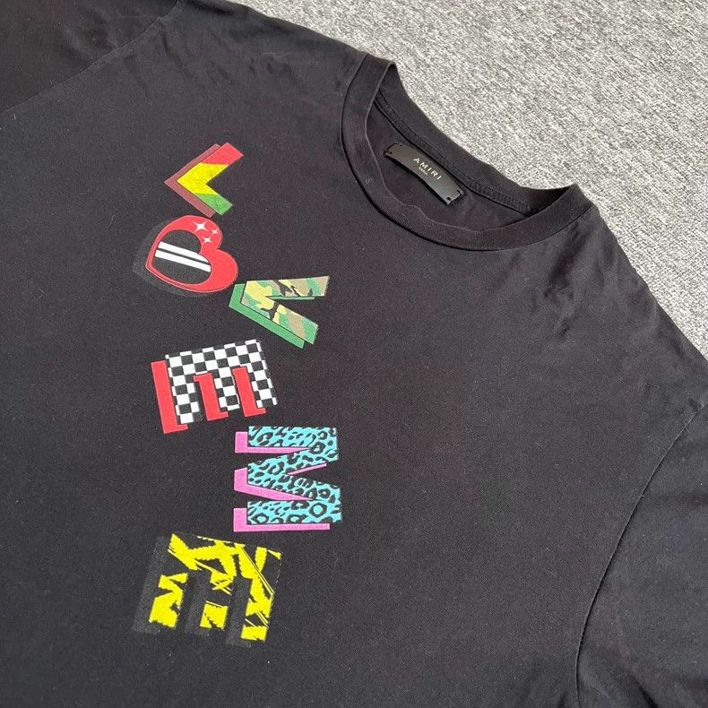 Amiri AMIRI Colored letter short sleeves 2501-Nextarrow Size US S / EU 44-46 / 1 - 2 Thumbnail
