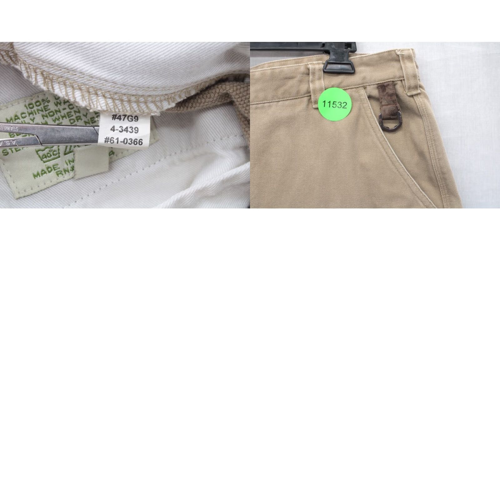 Orvis Orvis Canvas Pants Men's 38x31 Khaki Heavy Cotton Leather Trim Outdoors Fishing Size US 38 / EU 54 - 8 Thumbnail
