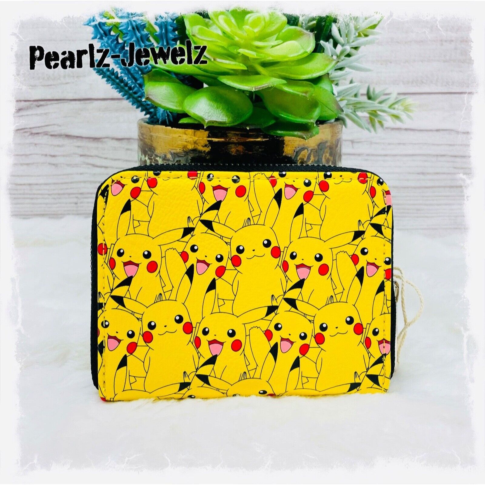 Disney Loungefly Pokemon Pikachu All-Over-Print Small Zip-Around Wa Size ONE SIZE - 1 Thumbnail