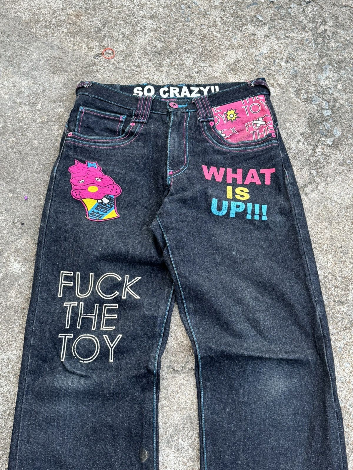 Hysteric Glamour So Crazy!!! Fuck The Toy Denim Hysteric Styled BBC Ice Cream Size US 30 / EU 46 - 5 Thumbnail