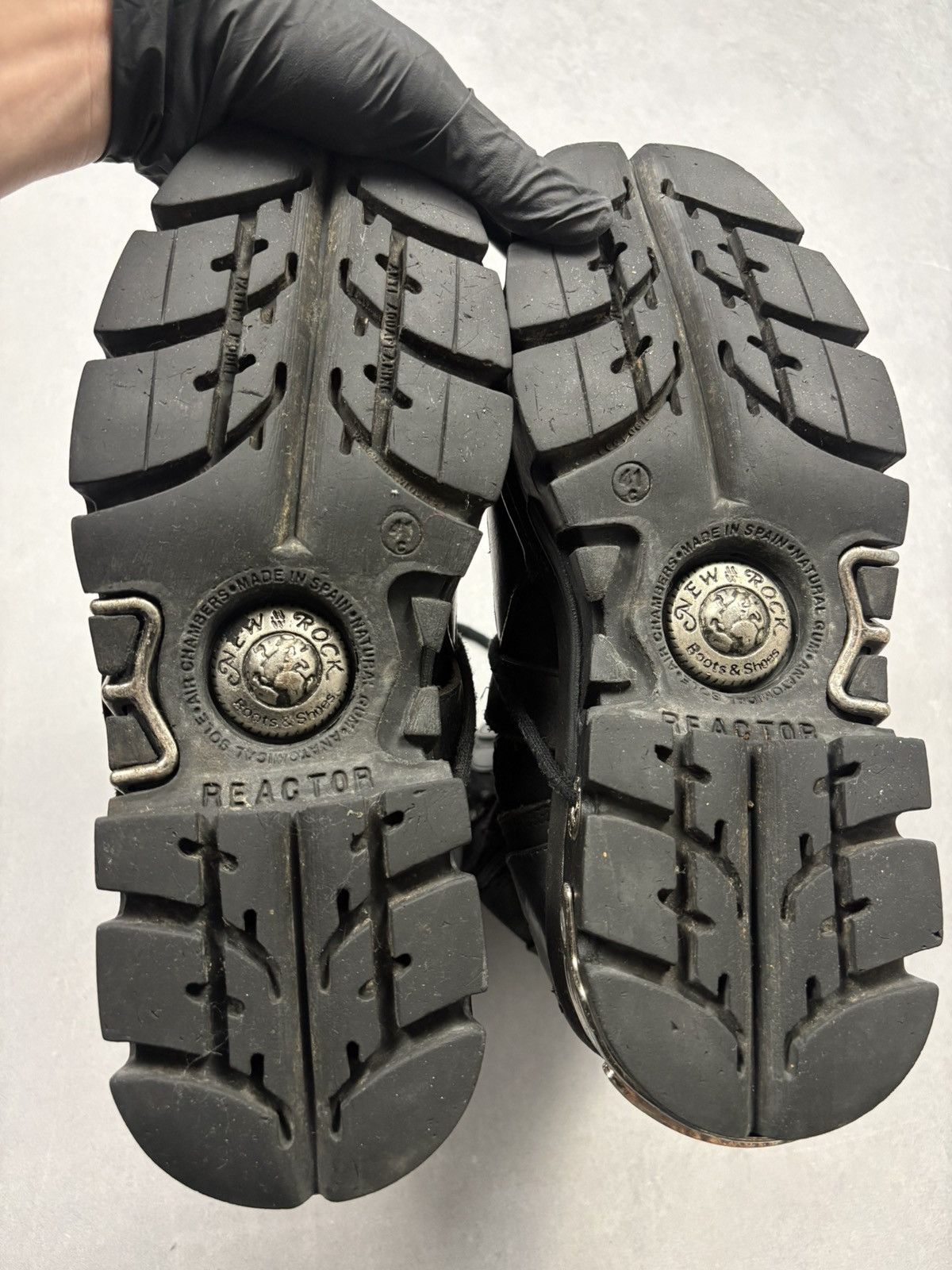 New Rock New Rock Reactor Boots Leather Flame Y2K Gothic Biker 41 Size US 8 / EU 41 - 4 Thumbnail