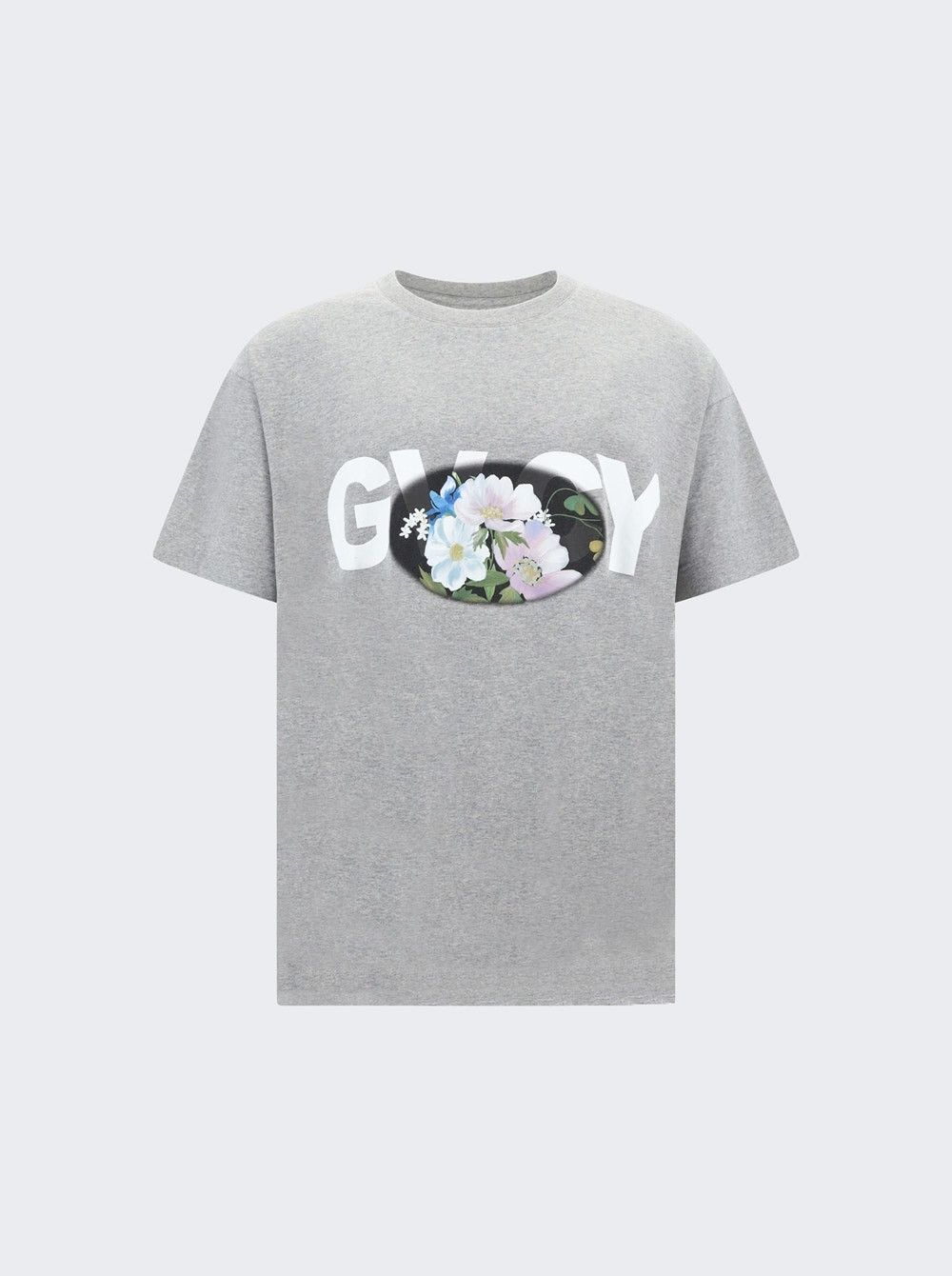 Givenchy GIVENCHY BOXY SHORT SLEEVE TEE LIGHT GREY MÉLANGE Size US M / EU 48-50 / 2 - 1 Thumbnail