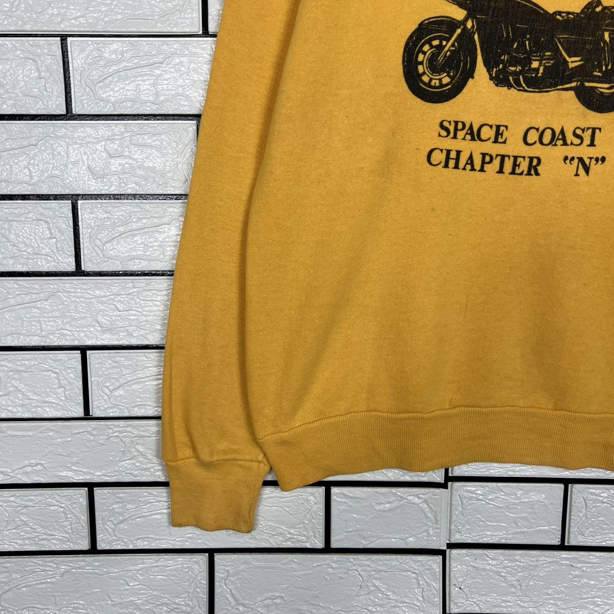 Vintage 80's SPACE COAST CHAPTER N Motorcycle Sweatshirt #4019-C183 Size US M / EU 48-50 / 2 - 6 Thumbnail