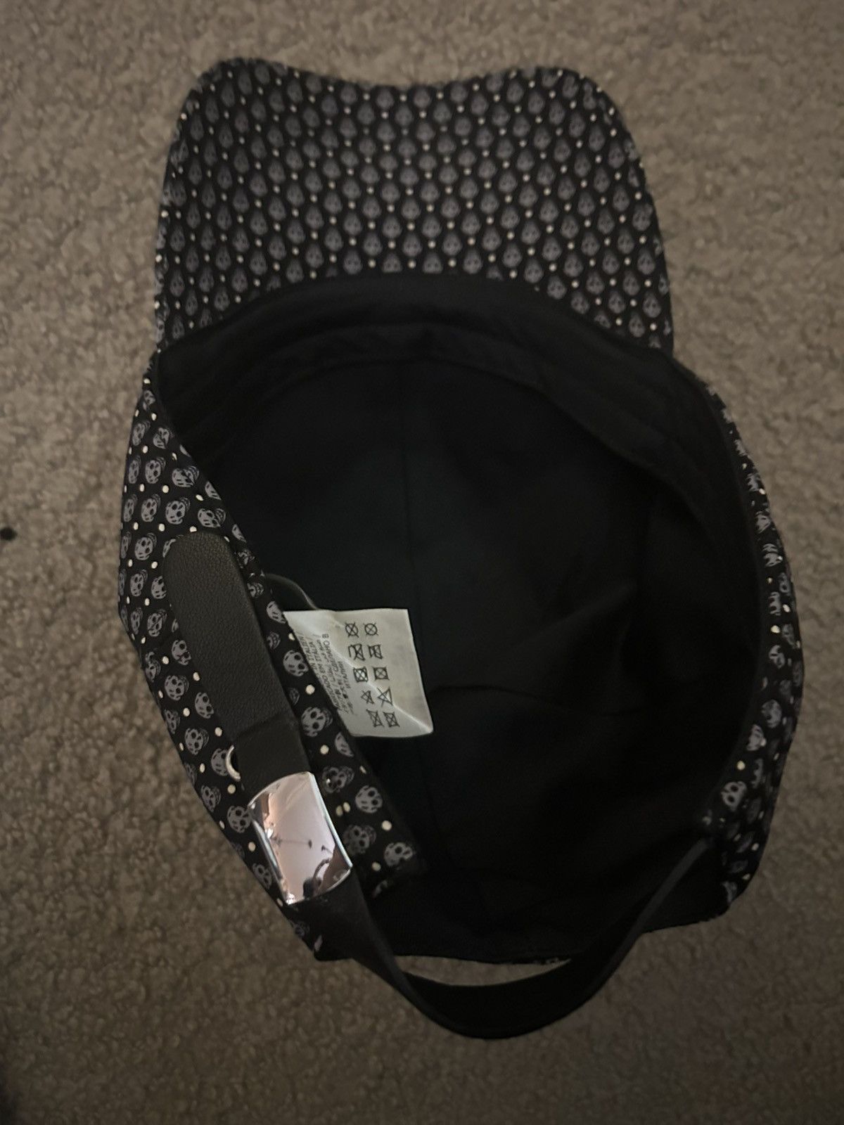 Alexander McQueen Alexander McQueen skull monogram hat Size ONE SIZE - 4 Thumbnail