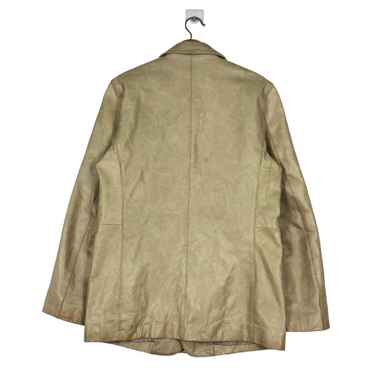Issey Miyake 🔥Vintage Chore Leather Jacket C’S Men Japan Issey Miyake Size US L / EU 52-54 / 3 - 8 Thumbnail