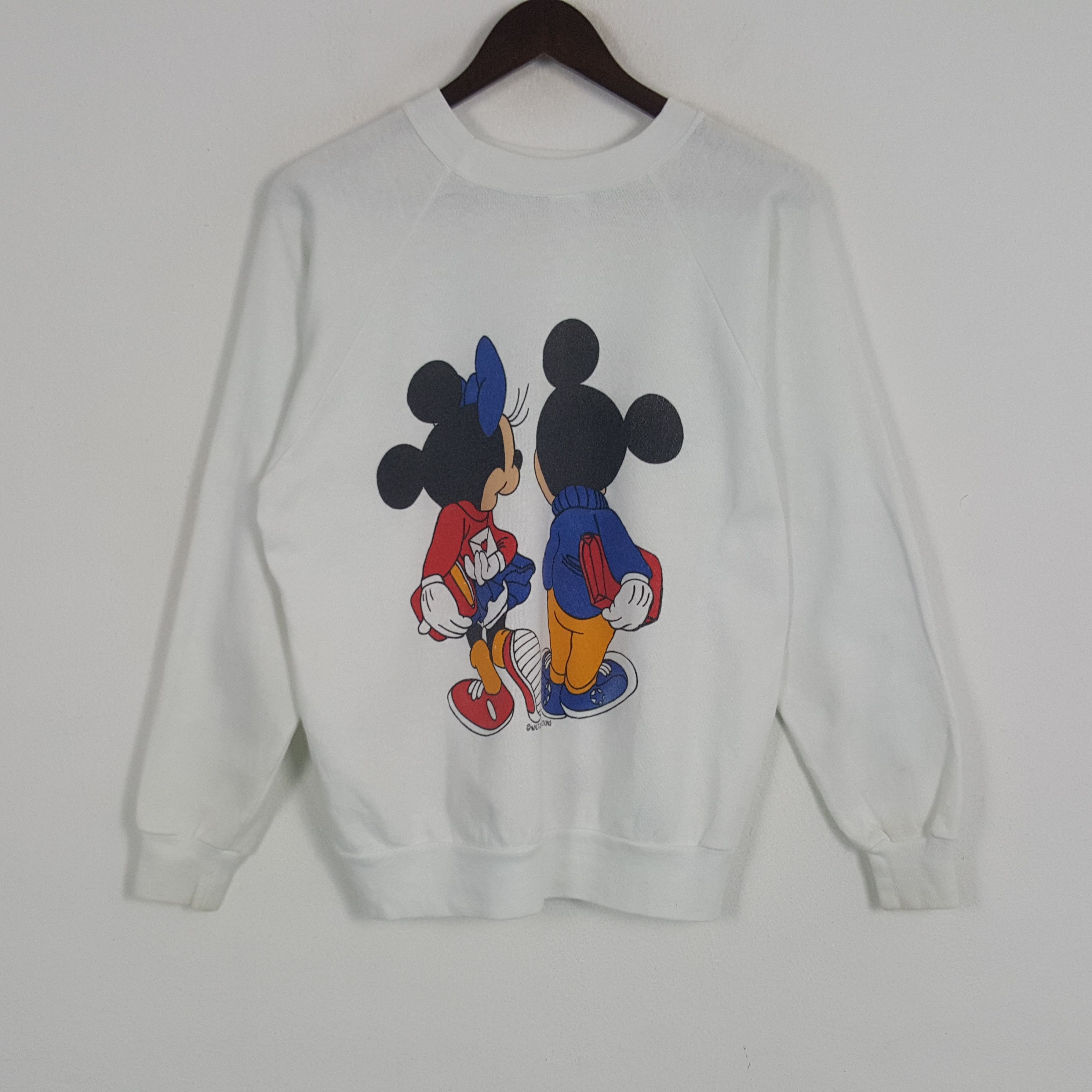 Cartoon Network × Mickey Mouse × Vintage Vintage Mickey Mouse Mirror Sweatshirt Size US M / EU 48-50 / 2 - 3 Thumbnail