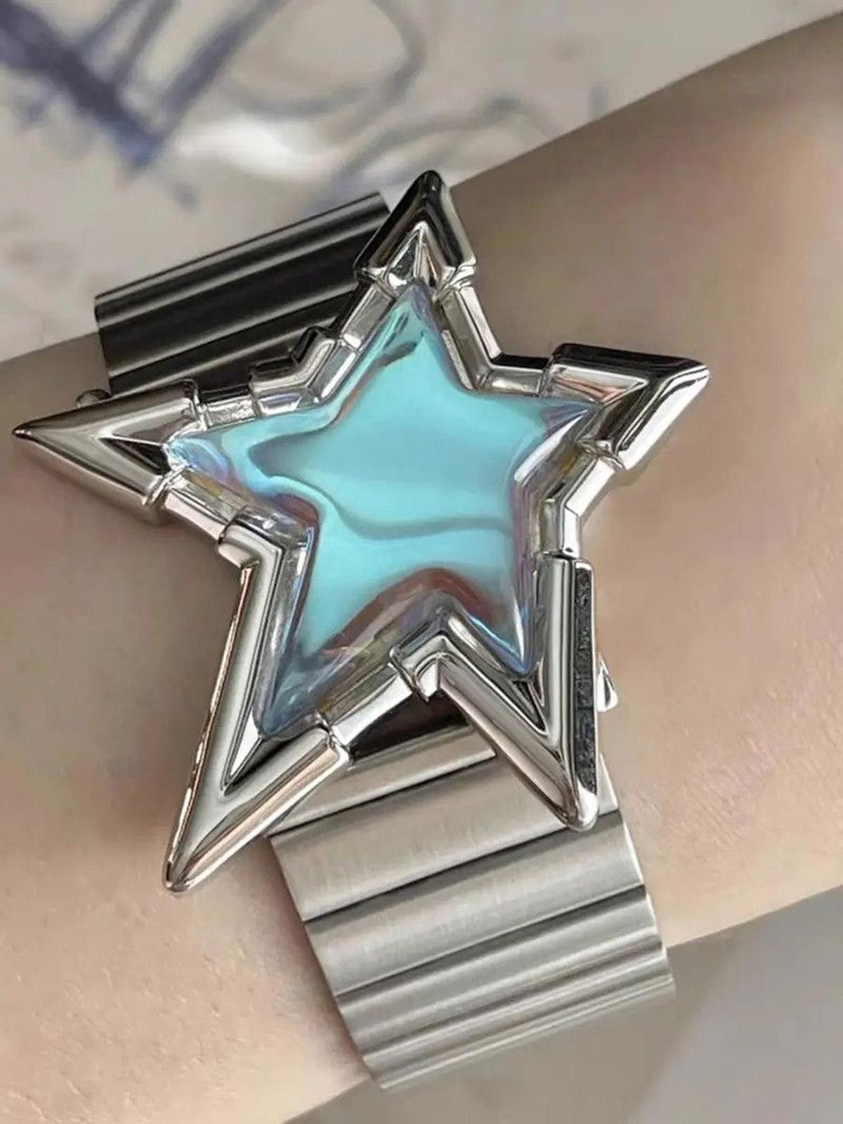 Jewelry Crystal Star Watch Bracelet Size ONE SIZE - 3 Thumbnail