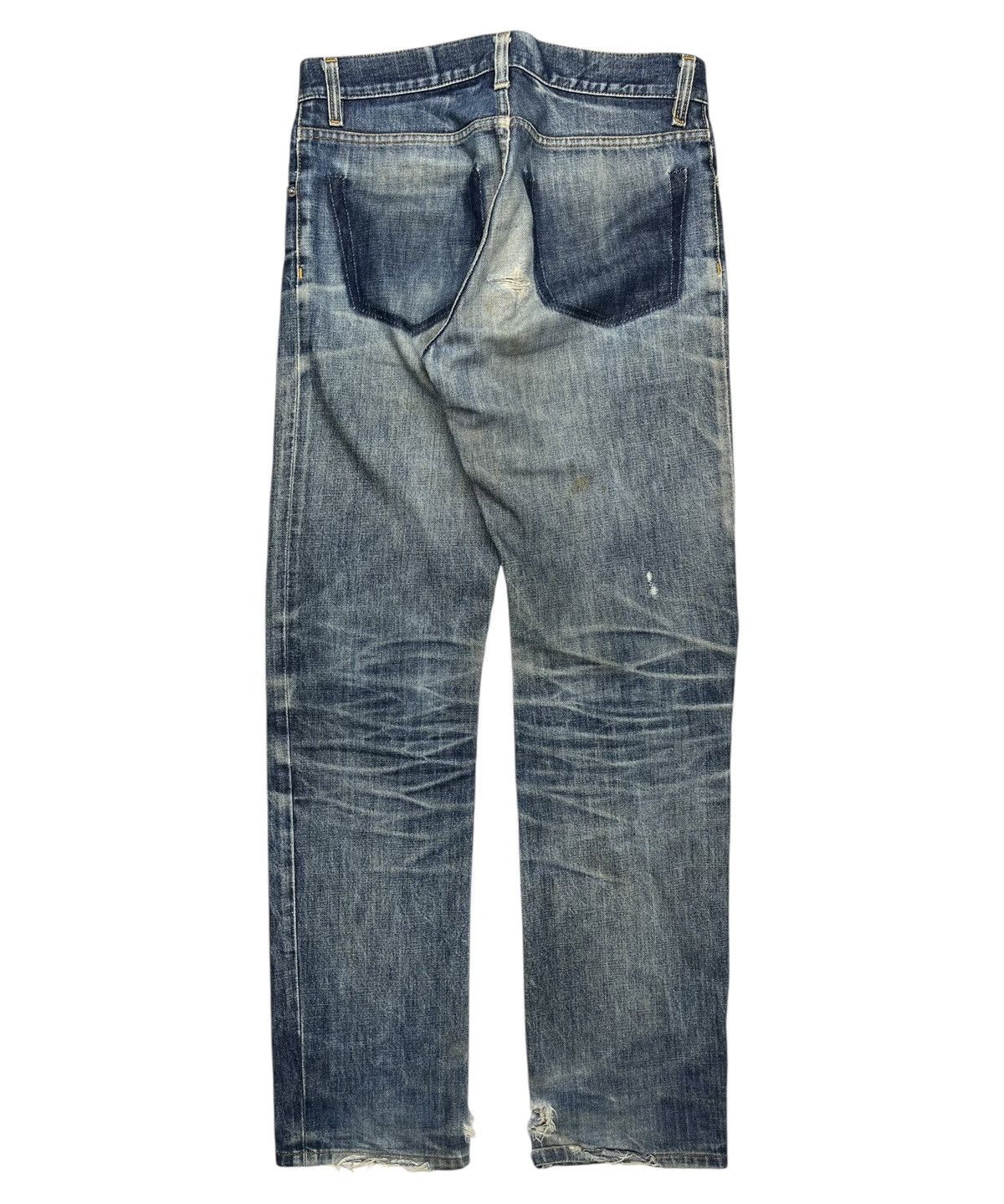 Helmut Lang × Vintage AW98 Helmut Lang Distressed & Repaired Faded ...