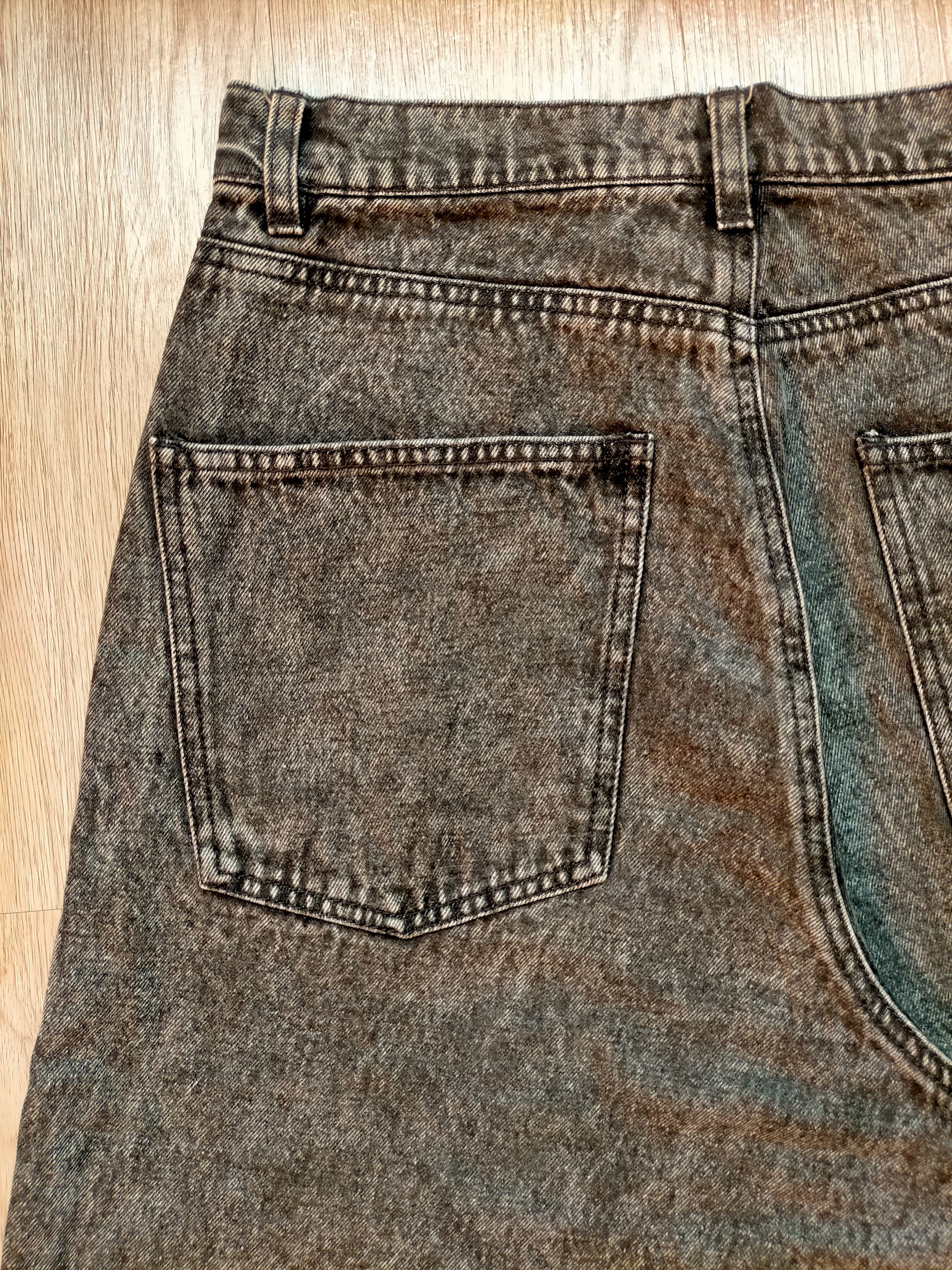 JNCO × Japanese Brand Mono Mart Japan Black Acidwash Baggy Jeans Size US 30 / EU 46 - 10 Thumbnail
