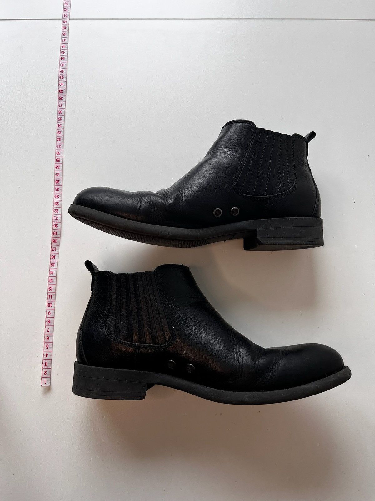 Calvin Klein Calvin Klein Boots - Black Leather Size US 7.5 / EU 40-41 - 1 Thumbnail