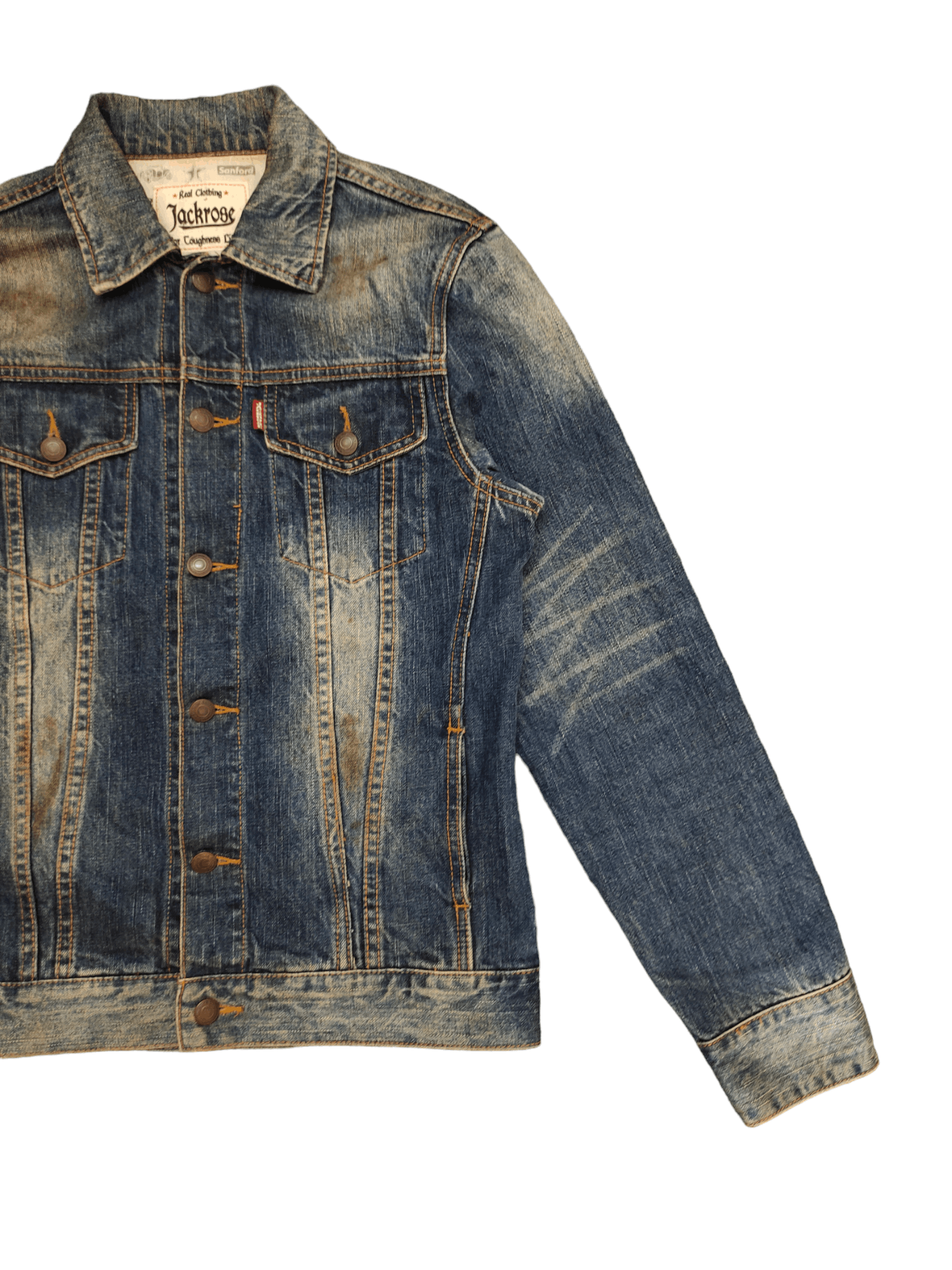 If Six Was Nine Japanese Brand Jackrose Type Three Trucker Denim Jackets Size US S / EU 44-46 / 1 - 4 Thumbnail