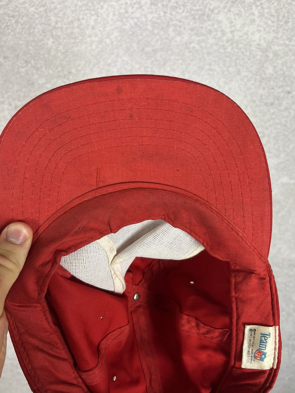 NFL Vintage 1993 49ERS San Francisco NFL Cap Snapback McDonalds Size ONE SIZE - 7 Thumbnail