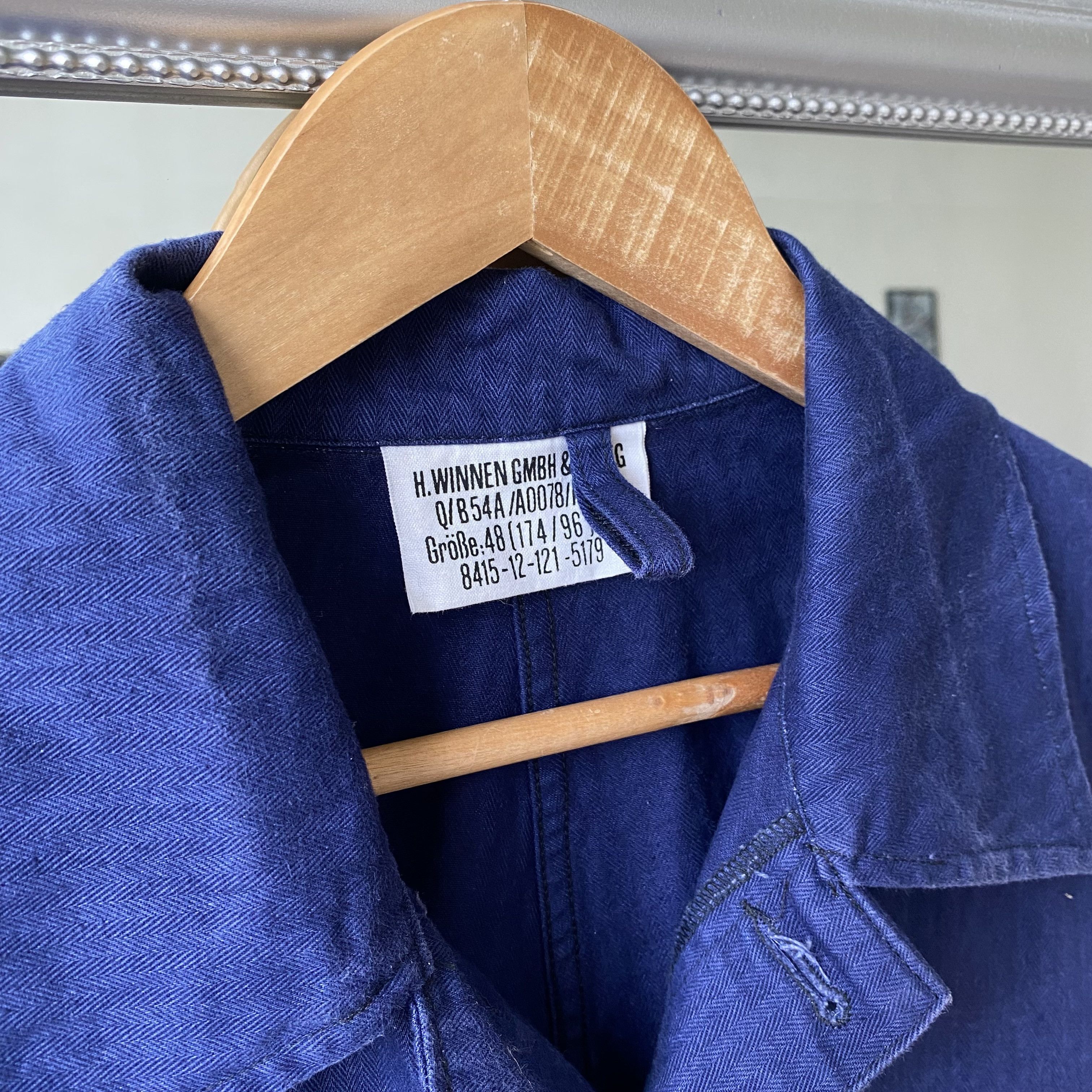 Le Laboureur ⚙️ Vintage Sanfor French Coverall Worker jumpsuit Vetra Size US 32 / EU 48 - 6 Thumbnail
