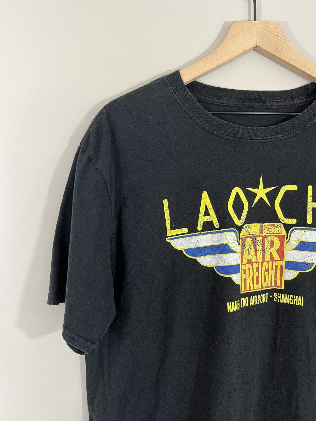 Vintage Indiana Jones Movie Temple Of Doom Lao Che Airport Tee Size US M / EU 48-50 / 2 - 6 Thumbnail