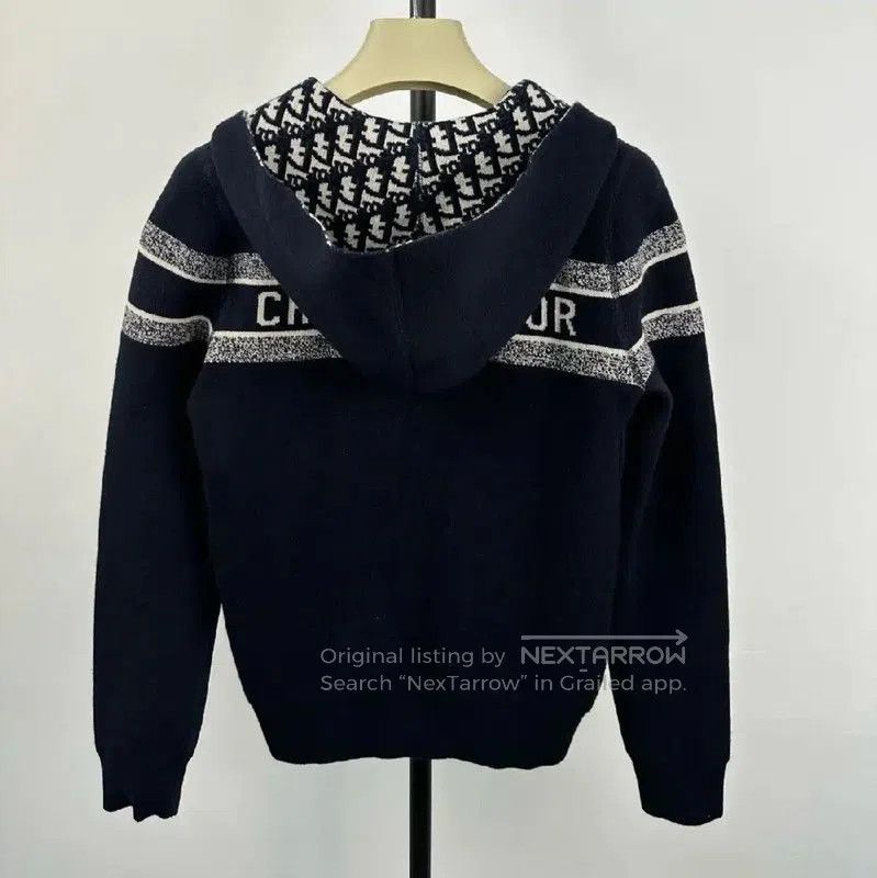 Dior Dior Women's Navy Wool Zip Jacket . Size XS / US 0-2 / IT 36-38 - 2 Thumbnail