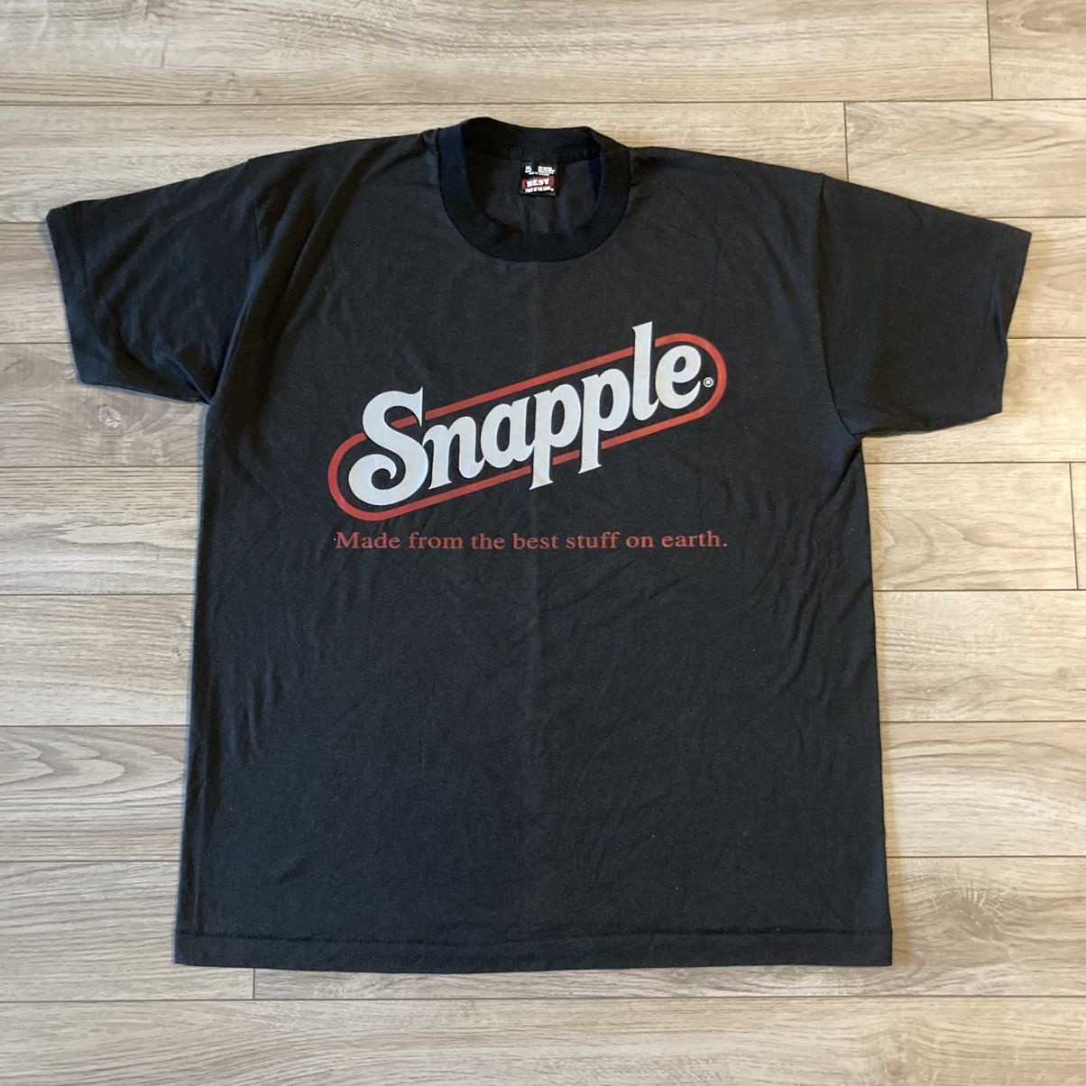 Fruit Of The Loom 1990s snapple promo tee Size US XL / EU 56 / 4 - 1 Thumbnail