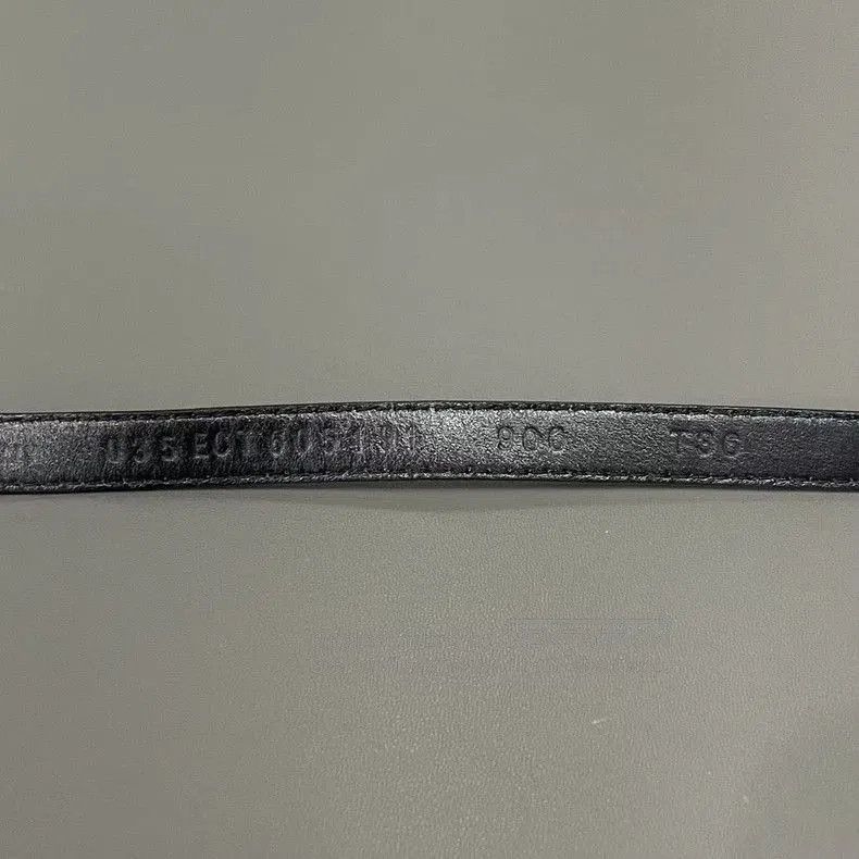 Dior dior black leather belt with sleek design. Size ONE SIZE - 5 Thumbnail