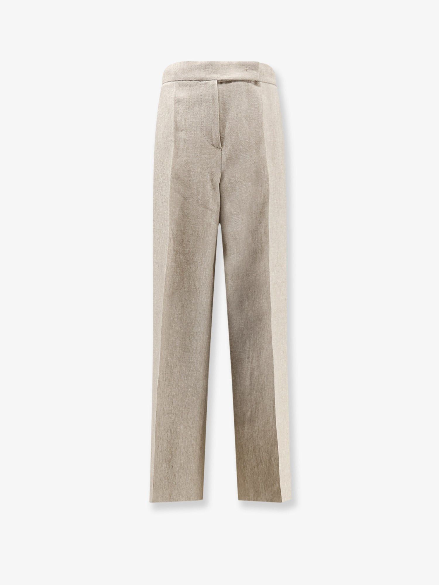 Max Mara Linen Ginnico Trousers Size 27" / US 4 / IT 40 - 1 Thumbnail