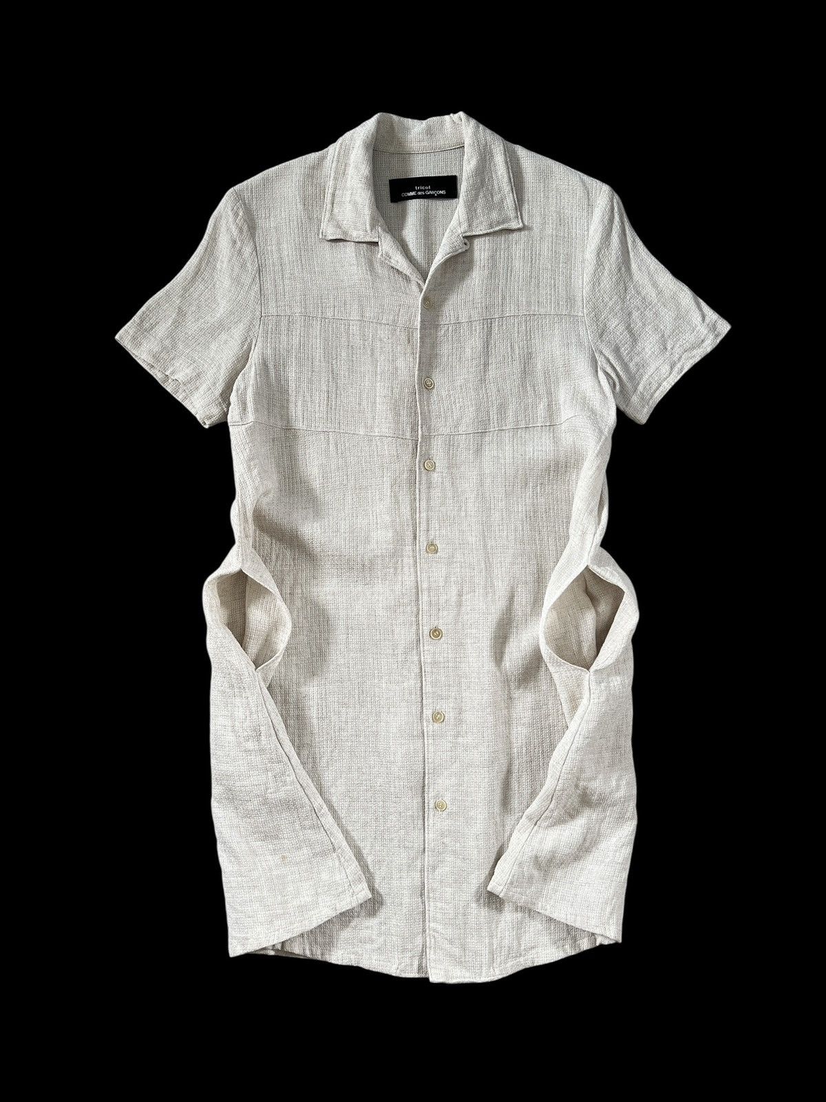 Tricot Comme des Garcons SS94 Tricot Comme des Garçons Linen Rayon Blend Mini Dress Size S / US 4 / IT 40 - 1 Thumbnail