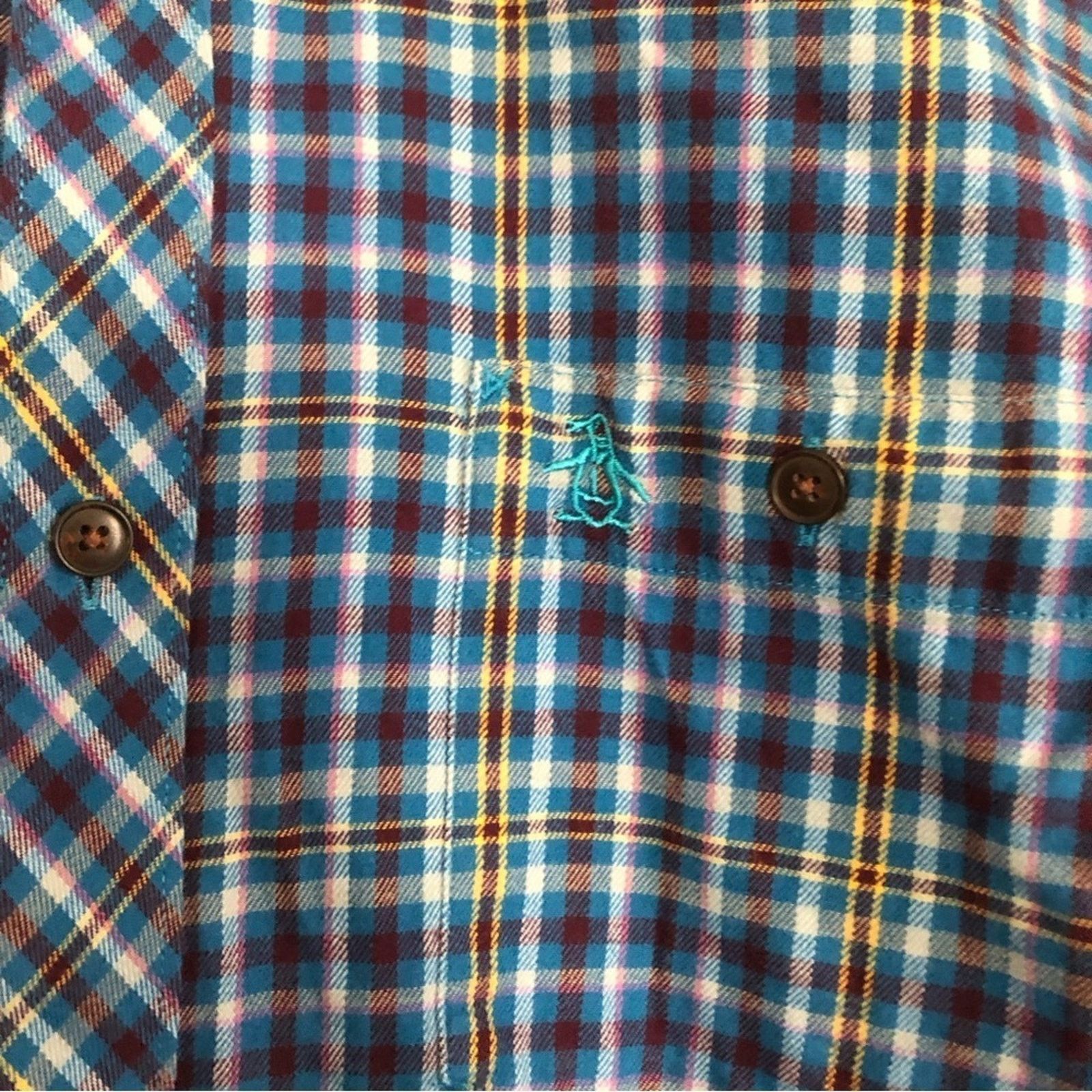 Original Penguin Original Penguin Munsingwear Plaid Casual Button Down Shirt Size US XL / EU 56 / 4 - 3 Thumbnail