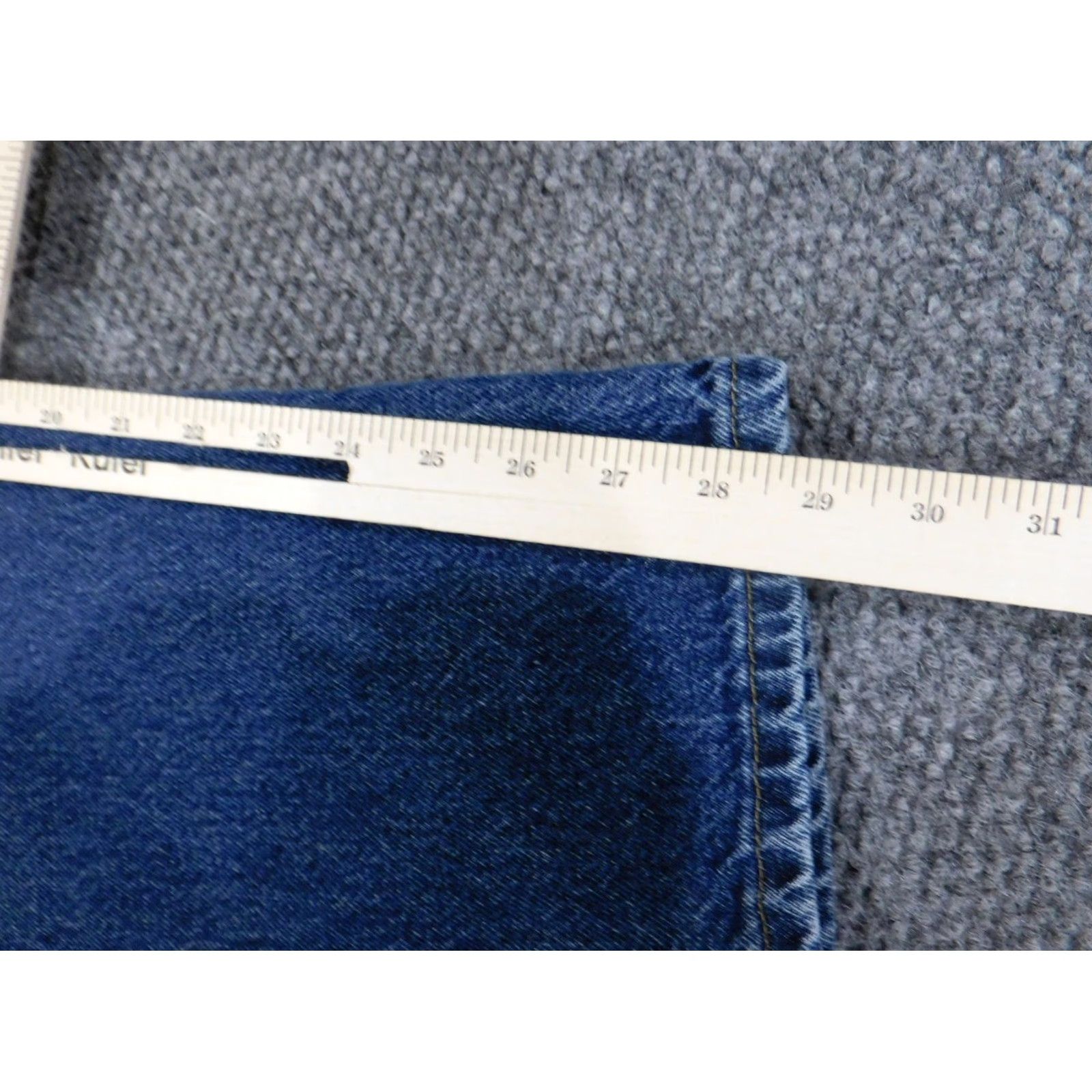 Wrangler Wrangler Jeans Mens 32x30 Regular Straight Denim Blue Cowboy Pockets - Regular Mens Jeans, 32x30, Denim, Cowboy, Wrangler Size US 32 / EU 48 - 6 Thumbnail